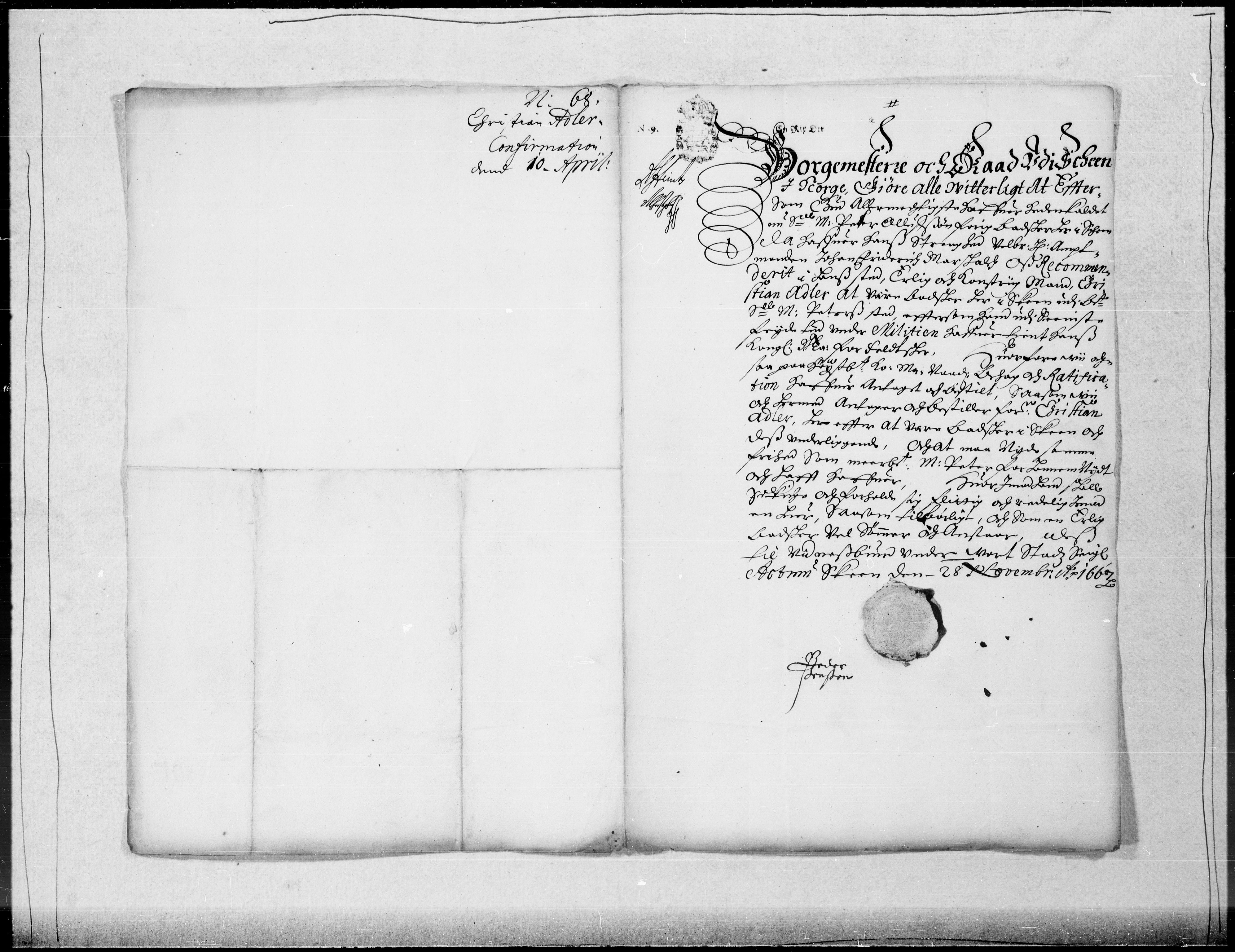 Danske Kanselli 1572-1799, RA/EA-3023/F/Fc/Fcc/Fcca/L0027: Norske innlegg 1572-1799, 1667-1669, p. 258