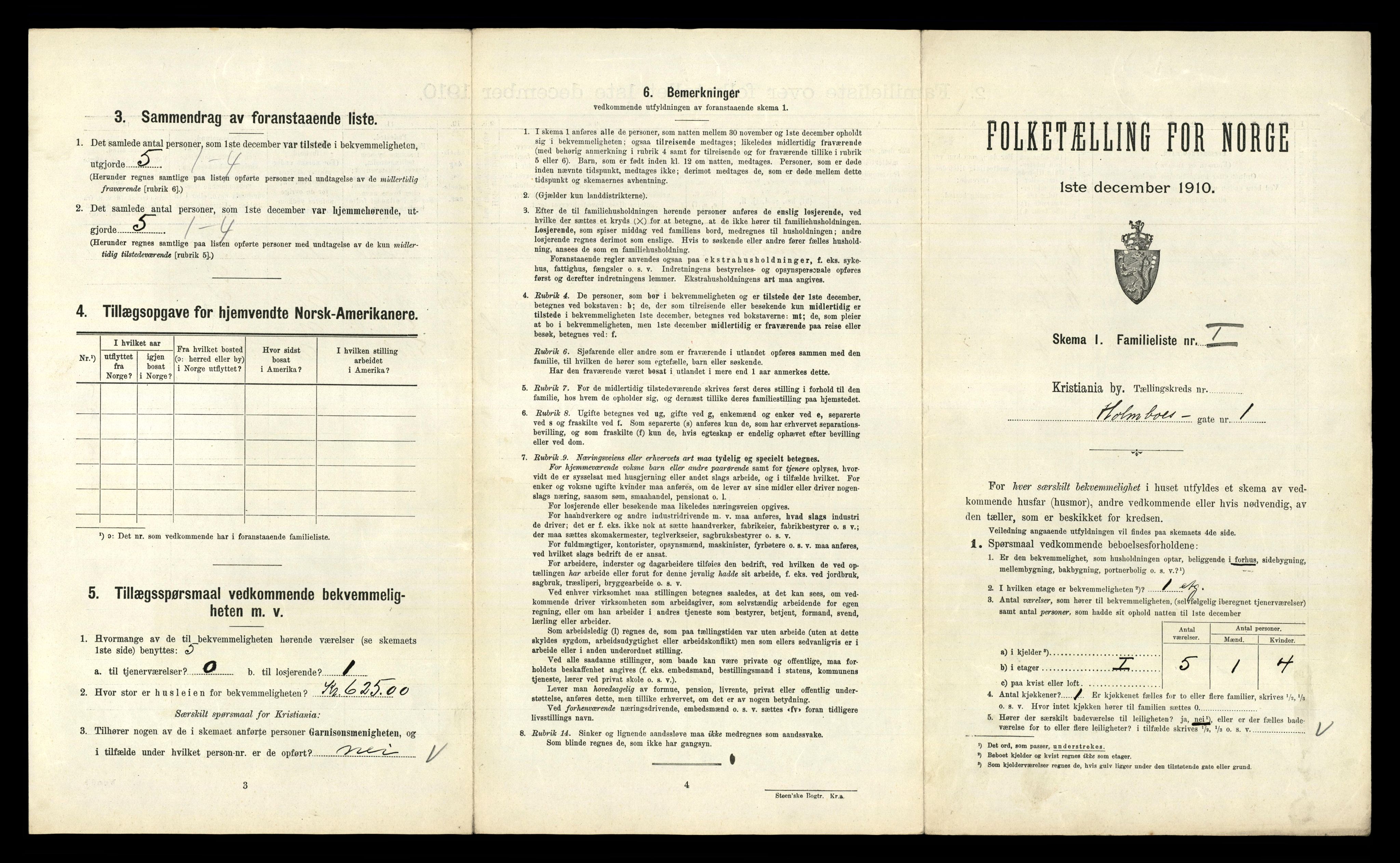 RA, 1910 census for Kristiania, 1910, p. 39925