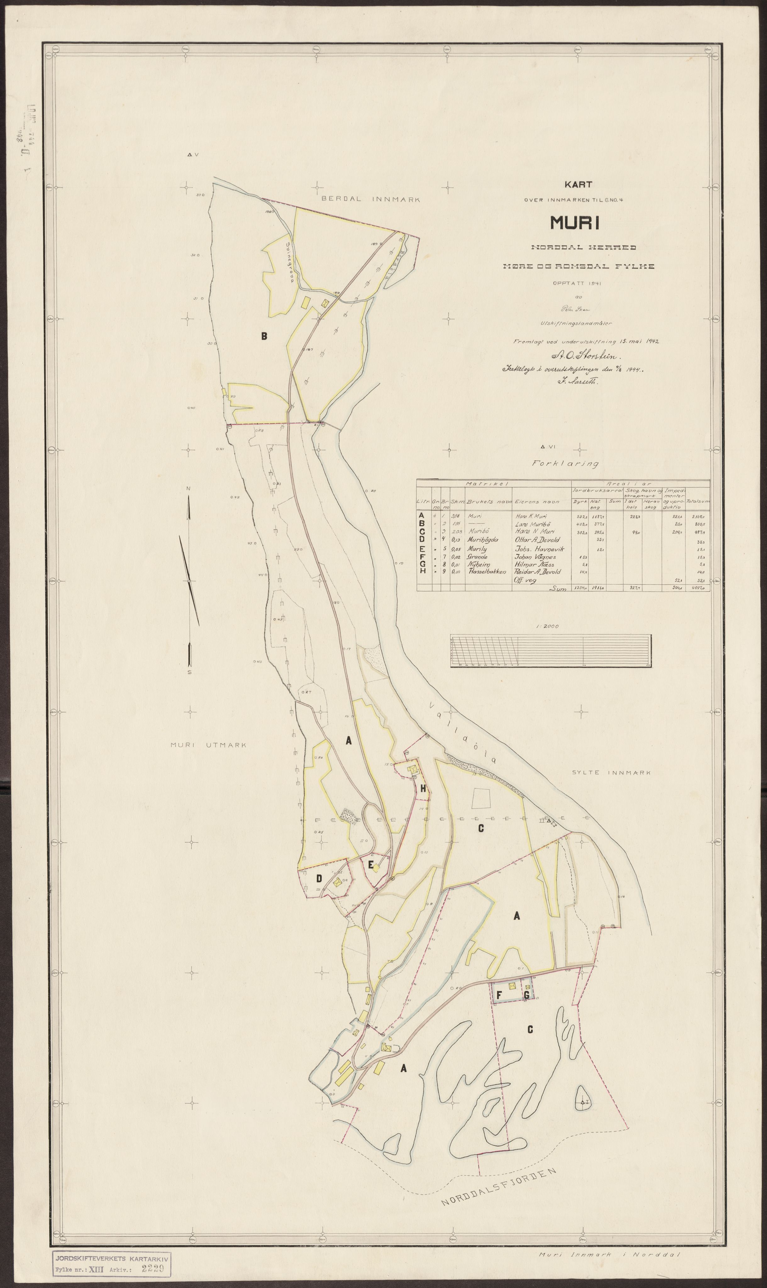 Jordskifteverkets kartarkiv, AV/RA-S-3929/T, 1859-1988, p. 2765