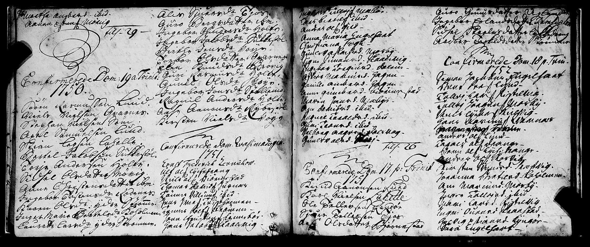Oddernes sokneprestkontor, SAK/1111-0033/F/Fa/Faa/L0003: Parish register (official) no. A 3, 1736-1795, p. 26-27