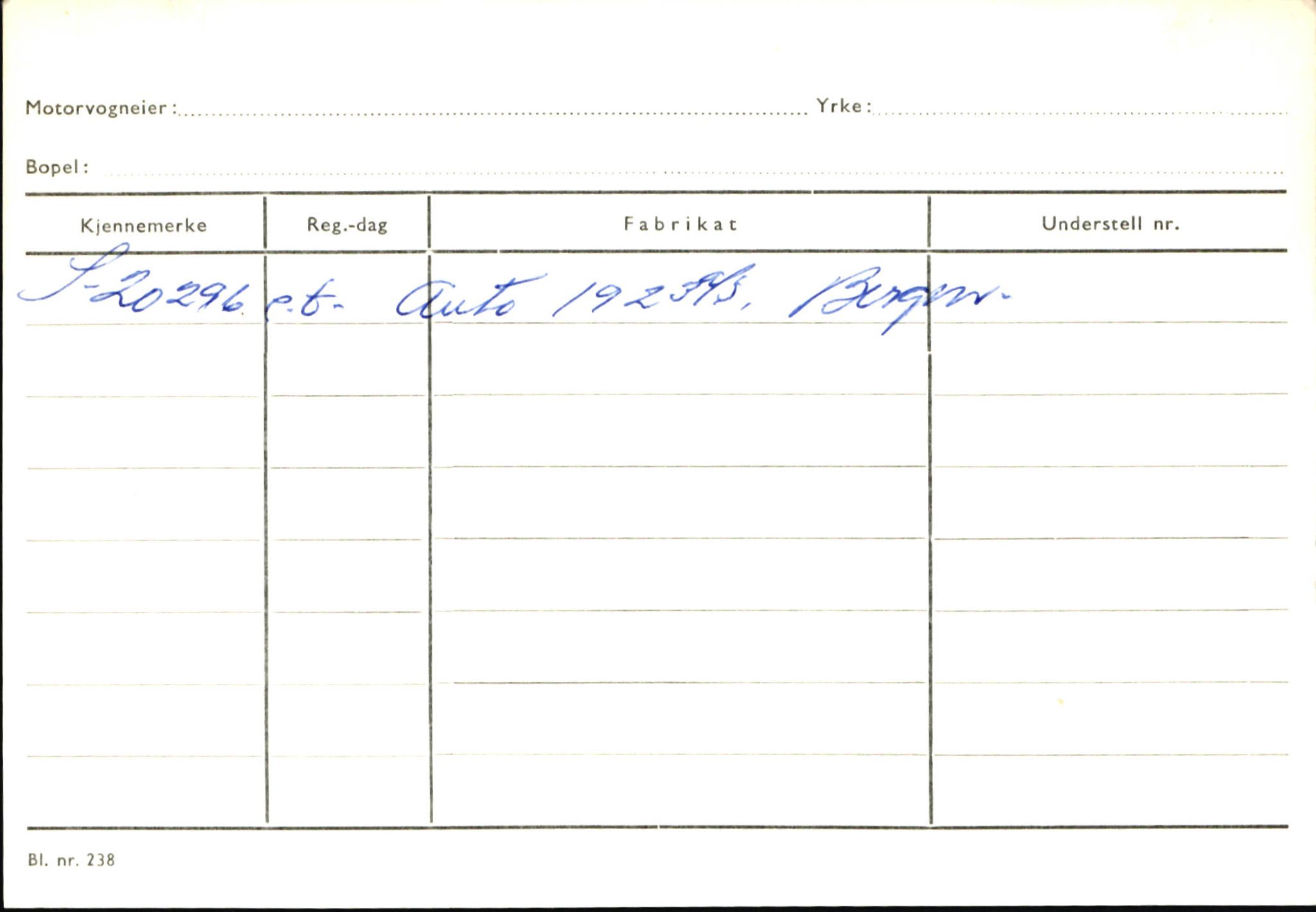 Statens vegvesen, Sogn og Fjordane vegkontor, SAB/A-5301/4/F/L0146: Registerkort Årdal R-Å samt diverse kort, 1945-1975, p. 199