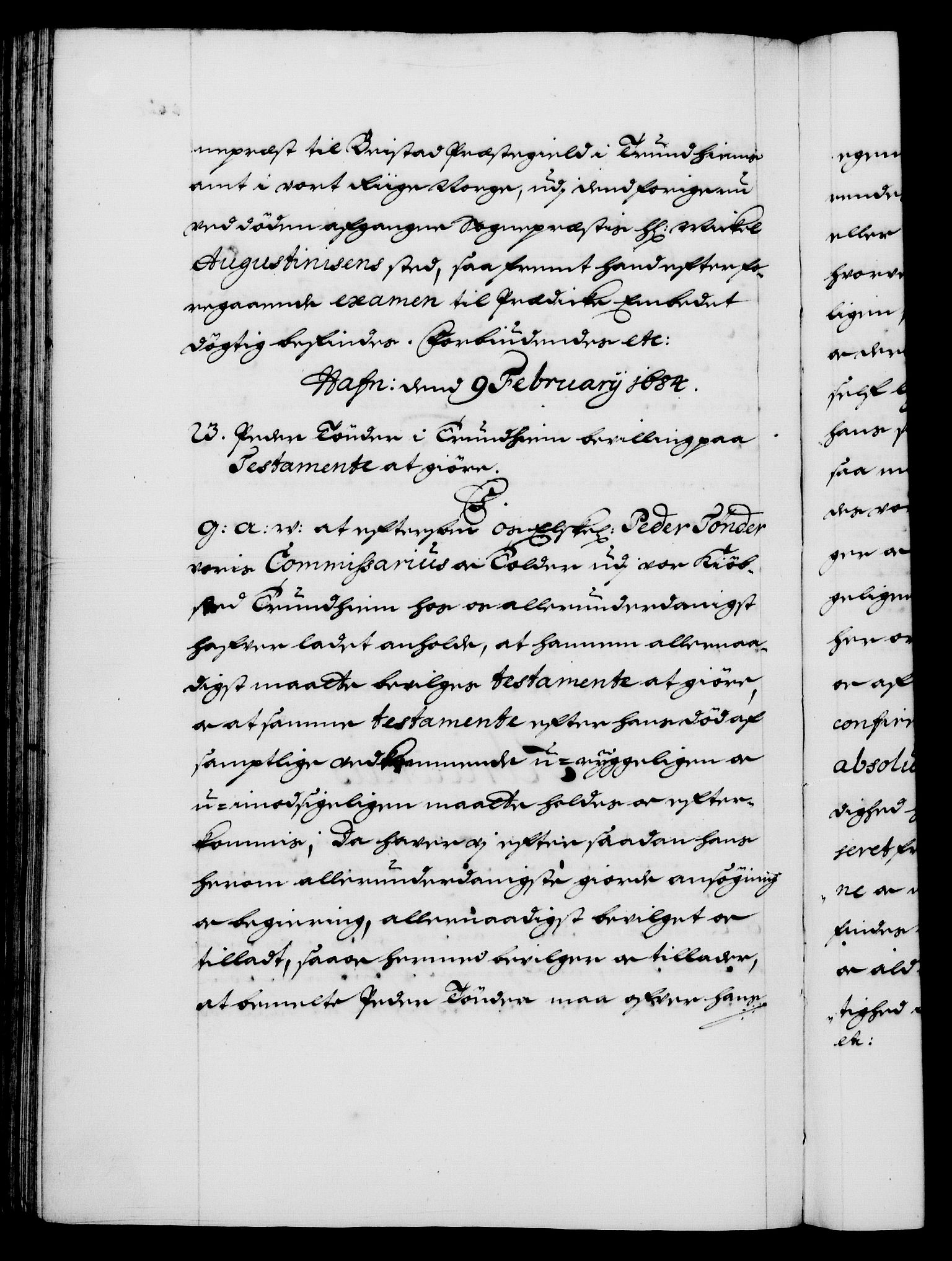 Danske Kanselli 1572-1799, RA/EA-3023/F/Fc/Fca/Fcaa/L0013: Norske registre (mikrofilm), 1681-1684, p. 404b