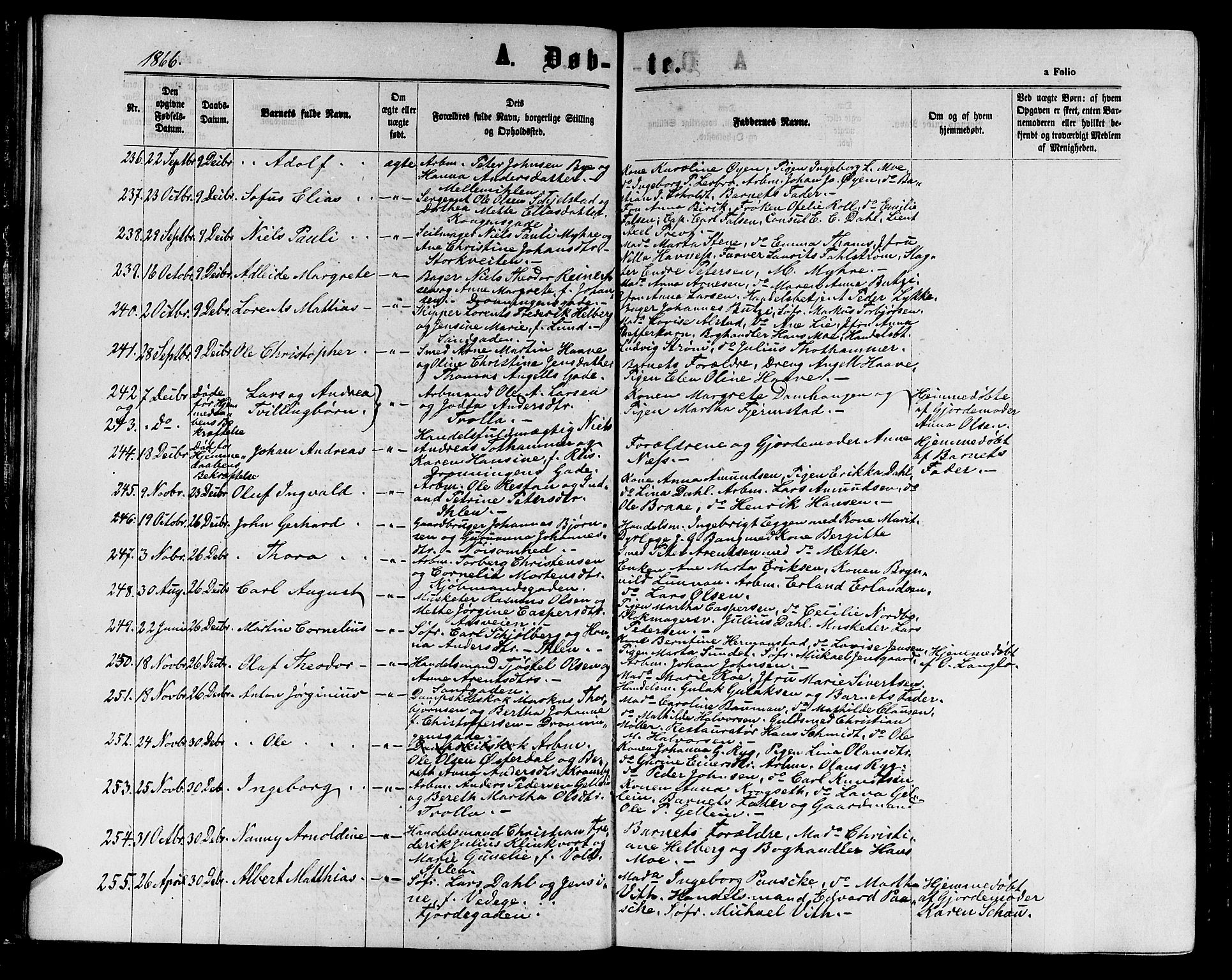 Ministerialprotokoller, klokkerbøker og fødselsregistre - Sør-Trøndelag, AV/SAT-A-1456/602/L0141: Parish register (copy) no. 602C09, 1865-1877