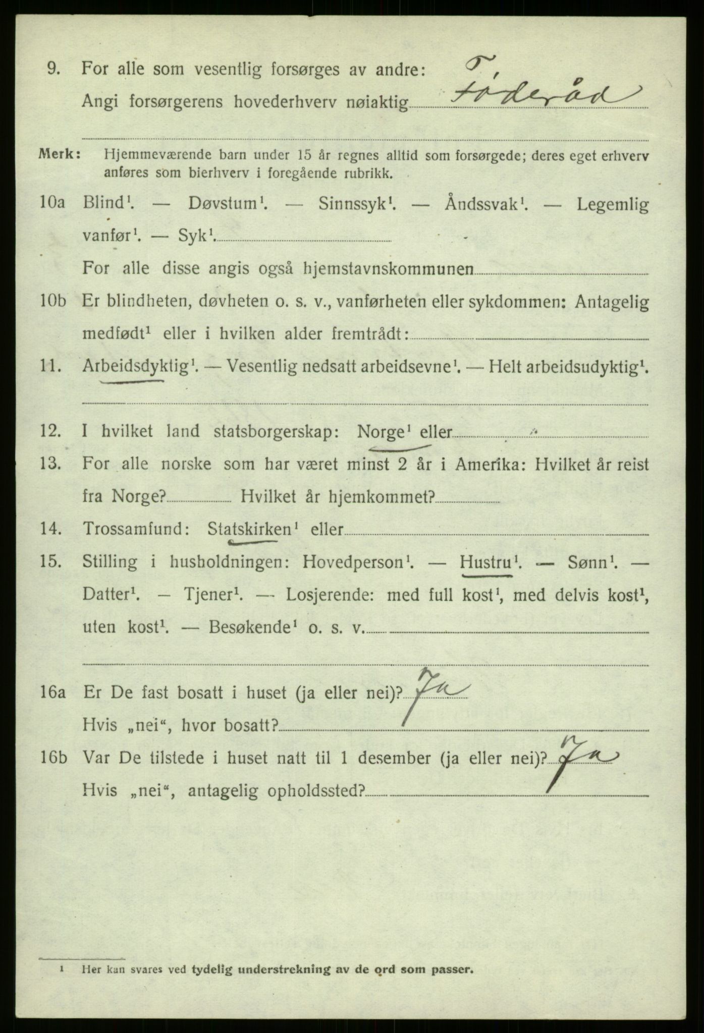 SAB, 1920 census for Davik, 1920, p. 1808