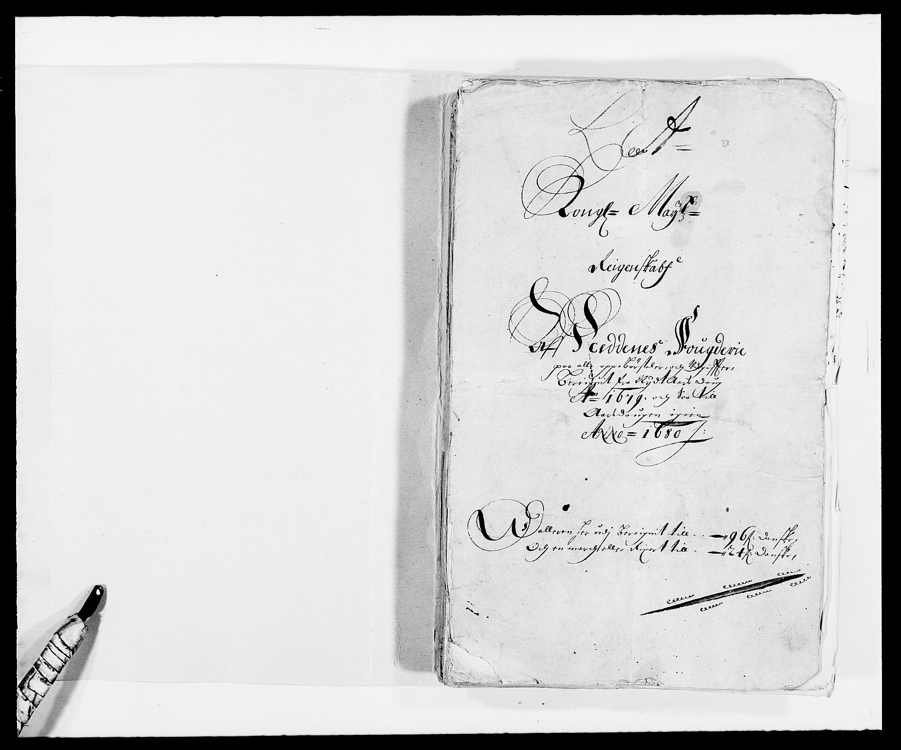 Rentekammeret inntil 1814, Reviderte regnskaper, Fogderegnskap, AV/RA-EA-4092/R39/L2303: Fogderegnskap Nedenes, 1679, p. 2