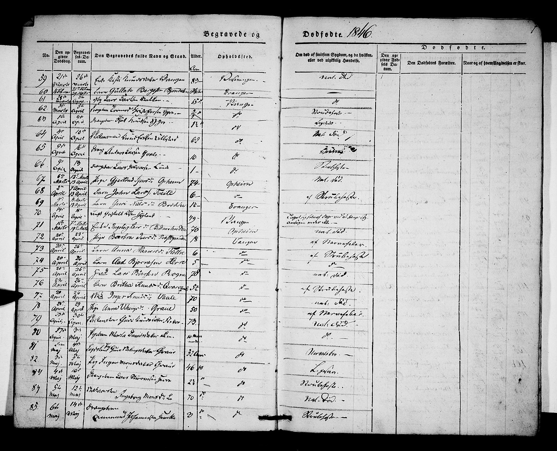 Voss sokneprestembete, AV/SAB-A-79001/H/Haa: Parish register (official) no. A 15, 1845-1855, p. 7