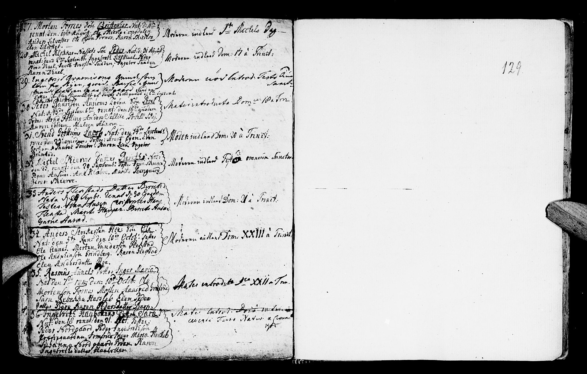 Ministerialprotokoller, klokkerbøker og fødselsregistre - Nord-Trøndelag, SAT/A-1458/746/L0439: Parish register (official) no. 746A01, 1688-1759, p. 129