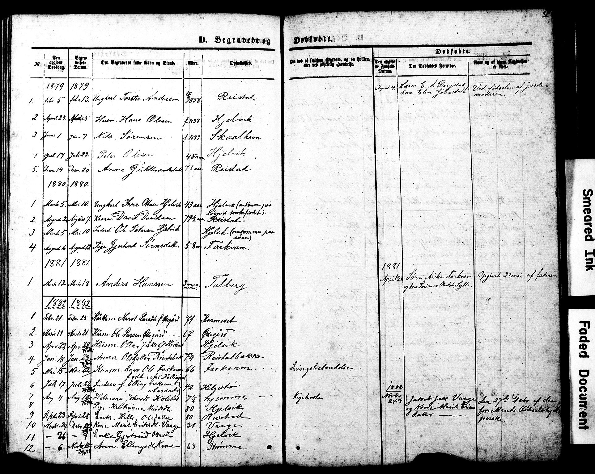 Ministerialprotokoller, klokkerbøker og fødselsregistre - Møre og Romsdal, SAT/A-1454/550/L0618: Parish register (copy) no. 550C01, 1870-1927, p. 245