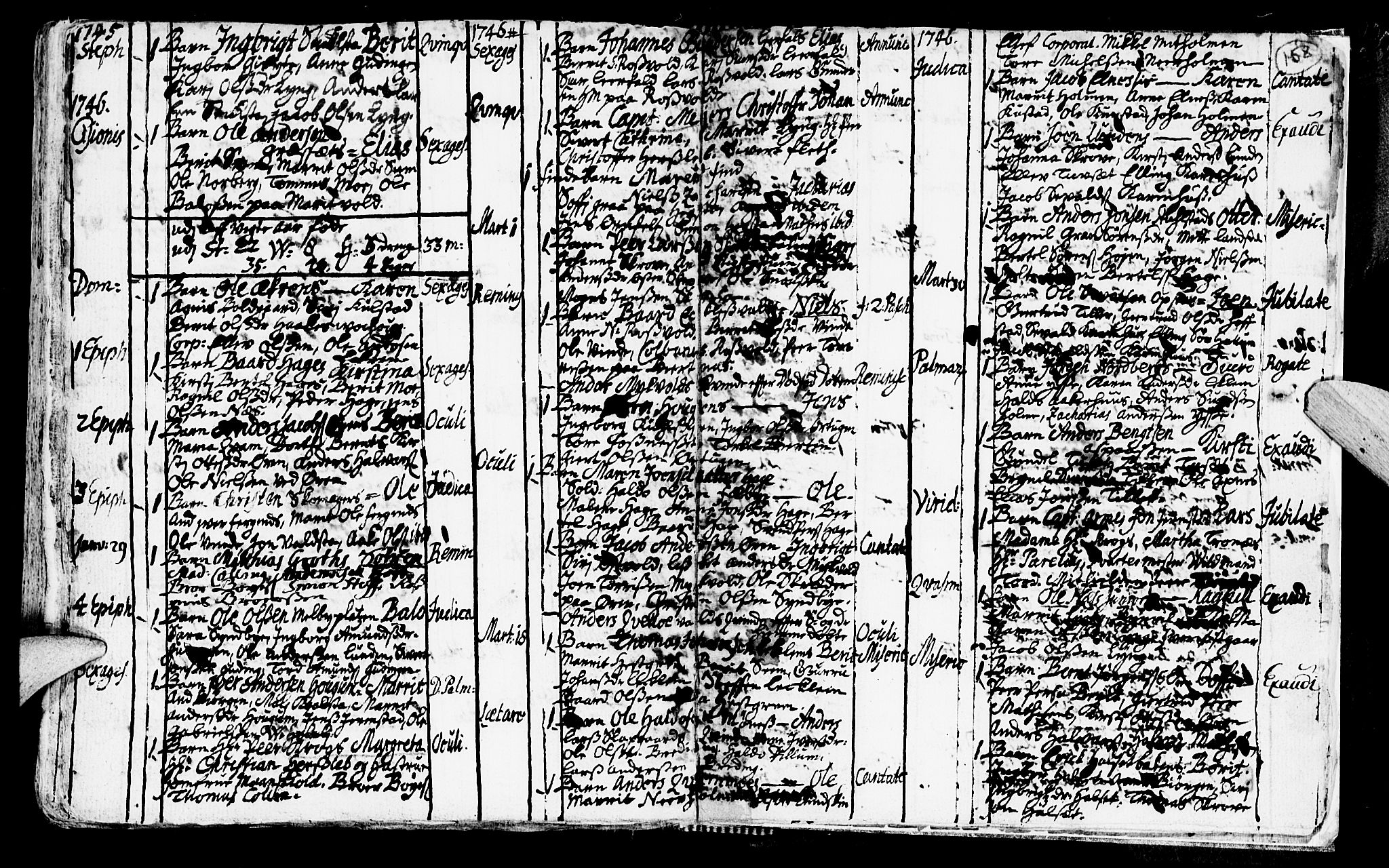 Ministerialprotokoller, klokkerbøker og fødselsregistre - Nord-Trøndelag, SAT/A-1458/723/L0230: Parish register (official) no. 723A01, 1705-1747, p. 158