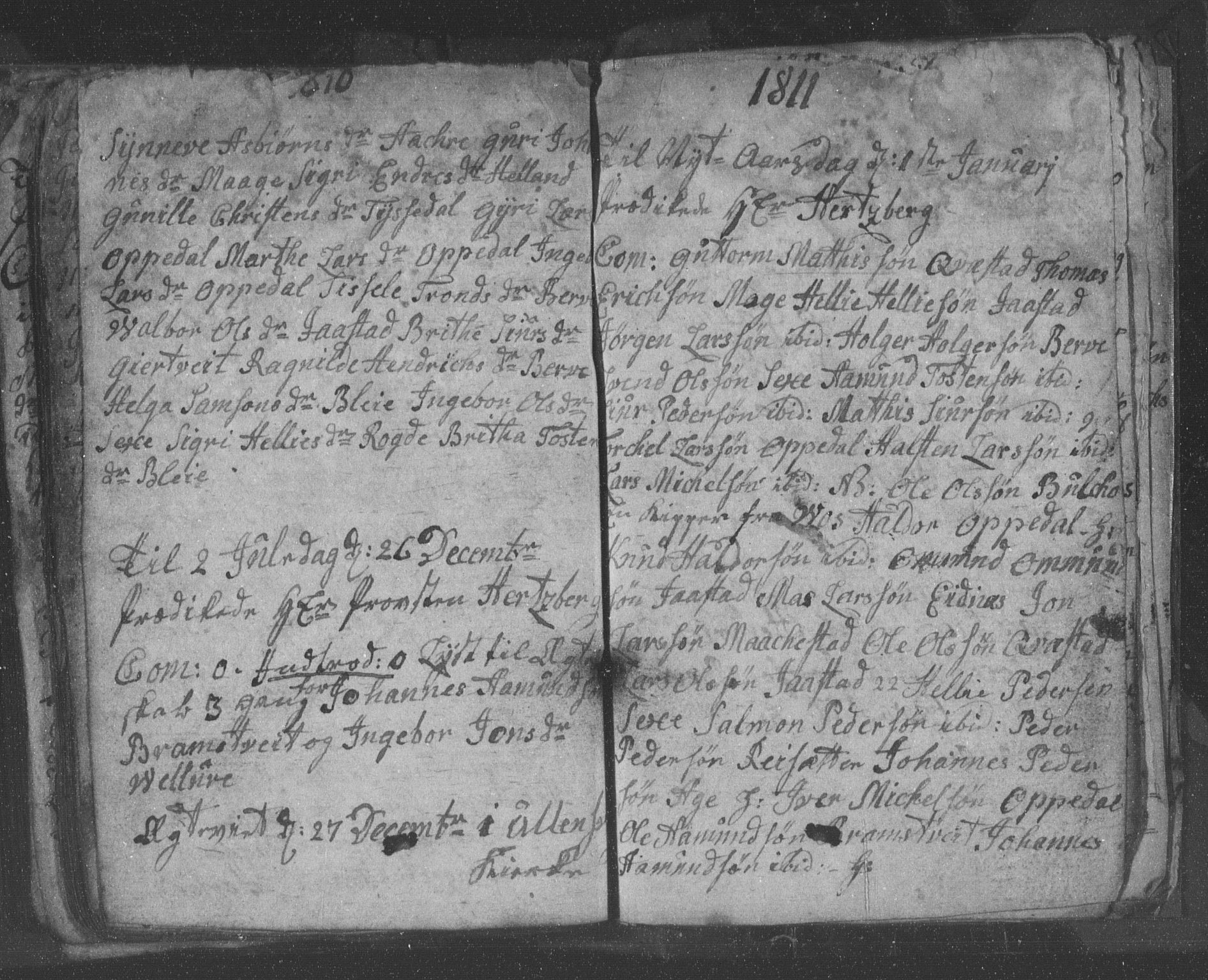 Ullensvang sokneprestembete, AV/SAB-A-78701/H/Hab: Parish register (copy) no. B 8, 1804-1811