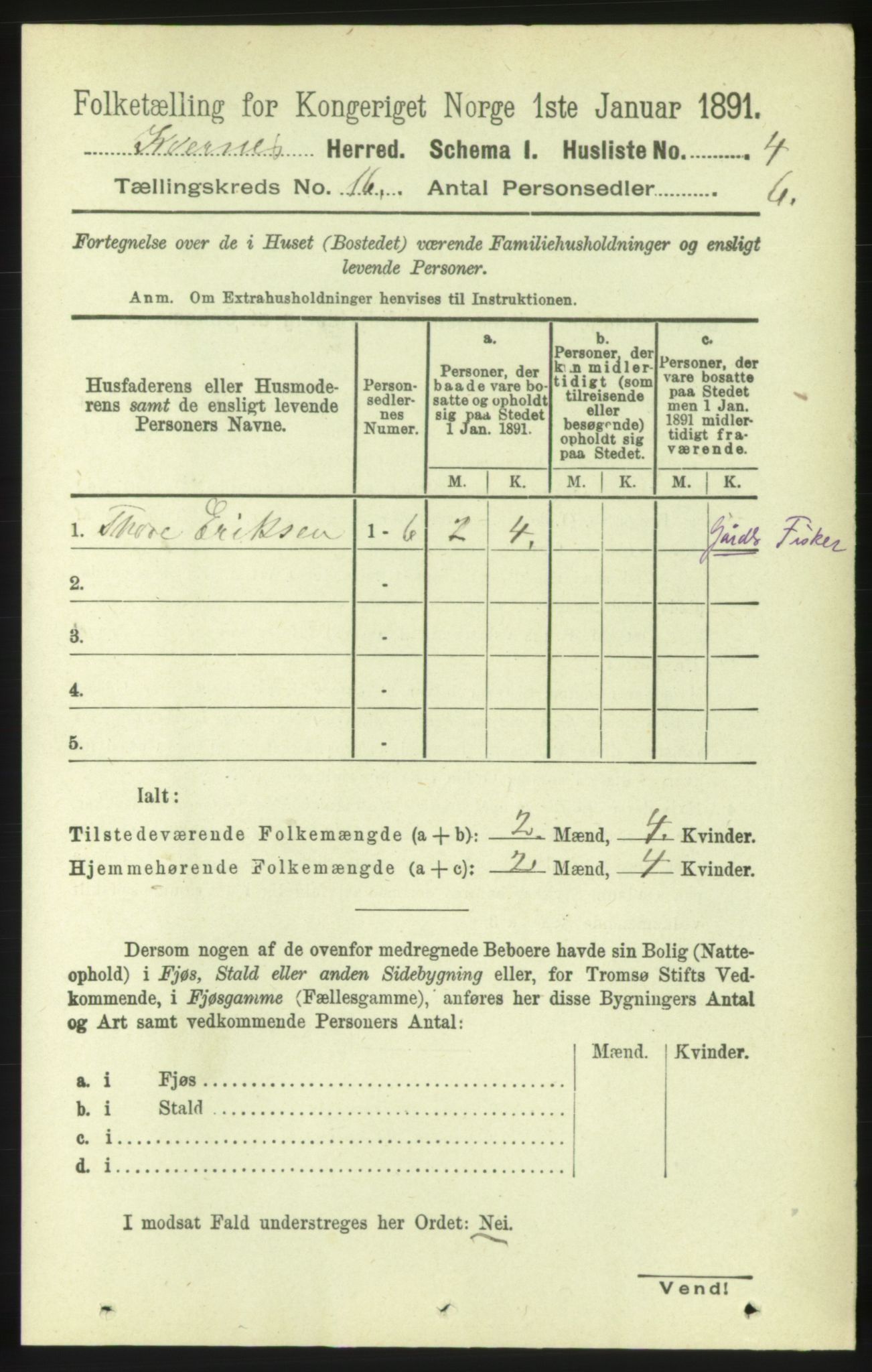 RA, 1891 census for 1553 Kvernes, 1891, p. 6359