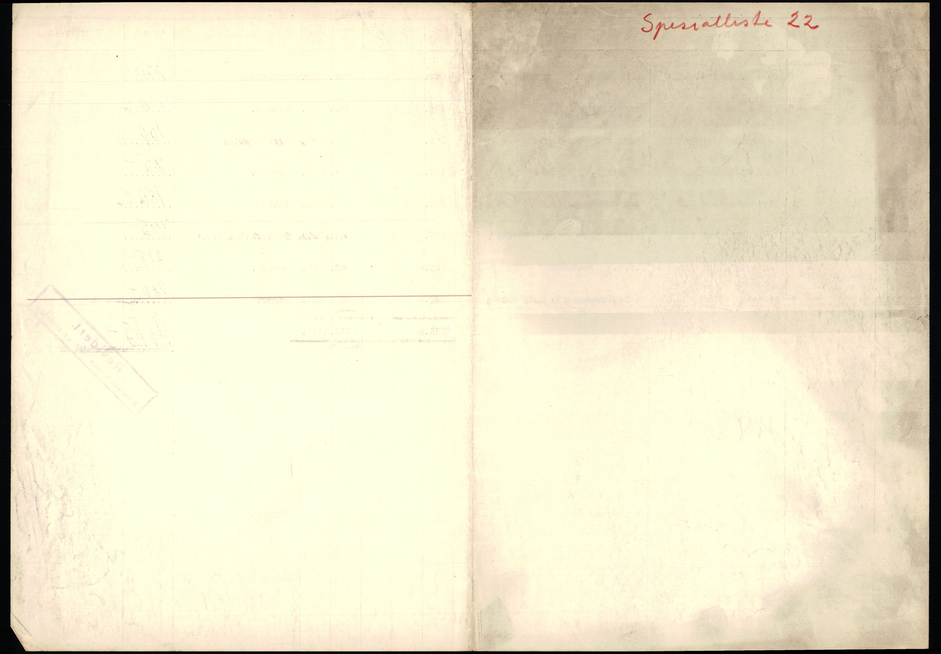 Justisdepartementet, Oppgjørsavdelingen, AV/RA-S-1056/G/Gb/L0095: Spesiallister m.v., 1940-1943, p. 13