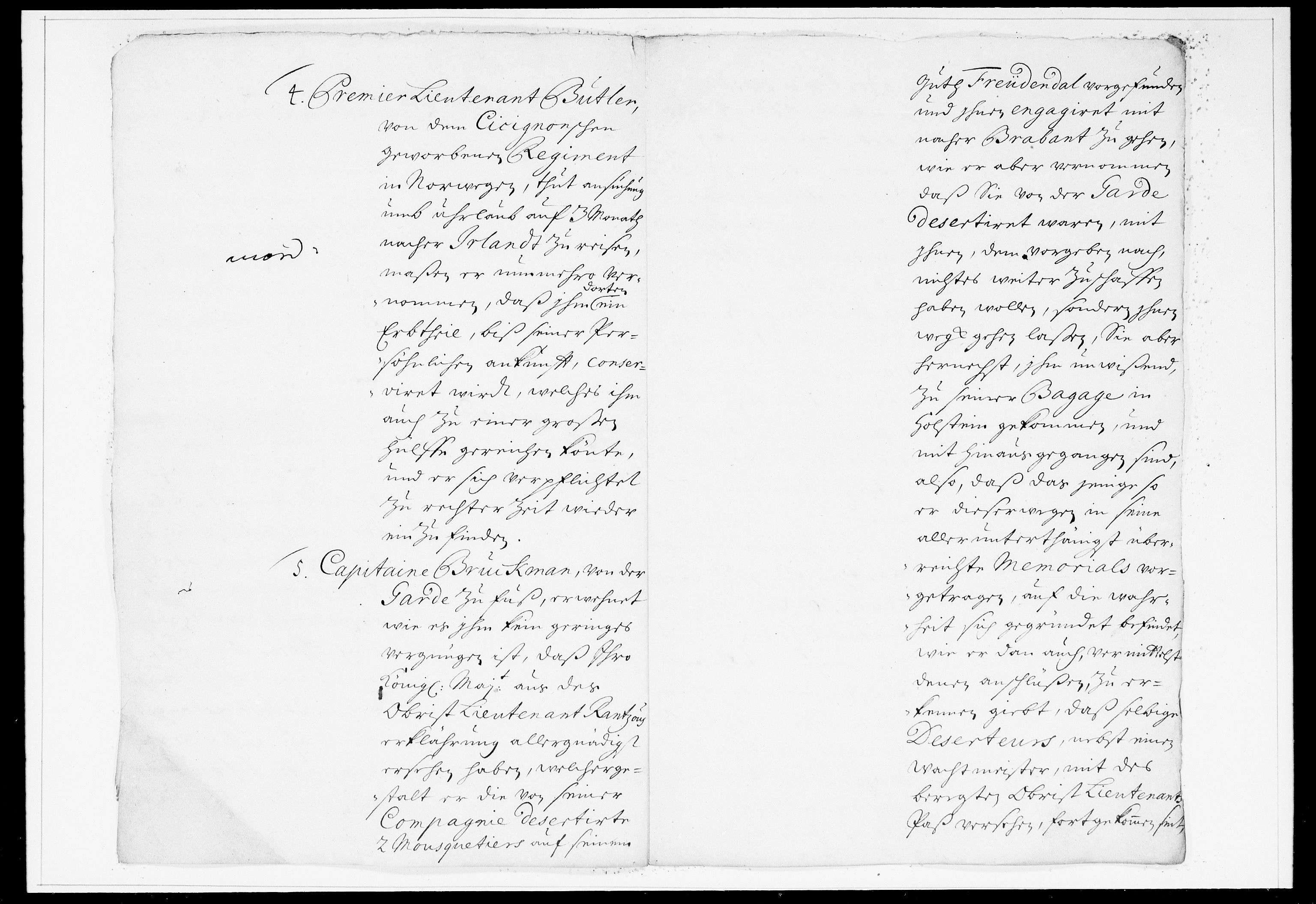 Krigskollegiet, Krigskancelliet, DRA/A-0006/-/0962-0965: Refererede sager, 1708, p. 346