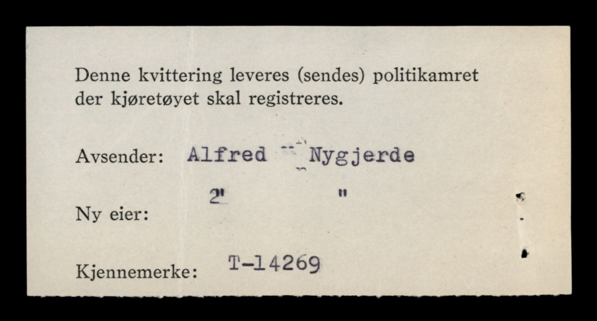 Møre og Romsdal vegkontor - Ålesund trafikkstasjon, AV/SAT-A-4099/F/Fe/L0044: Registreringskort for kjøretøy T 14205 - T 14319, 1927-1998, p. 1919