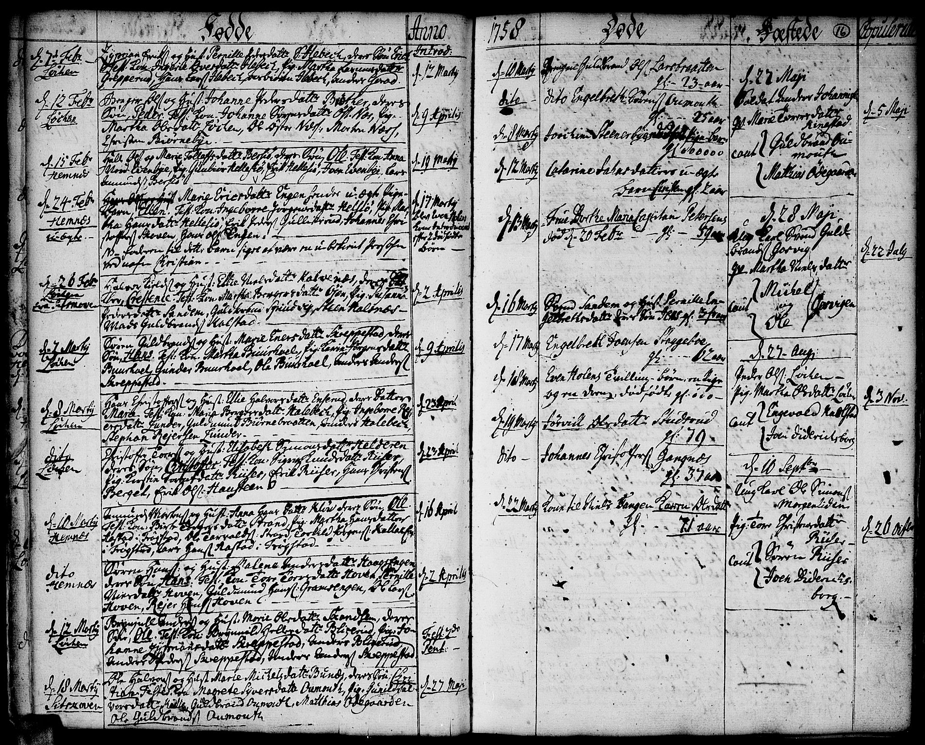 Høland prestekontor Kirkebøker, AV/SAO-A-10346a/F/Fa/L0004: Parish register (official) no. I 4, 1757-1780, p. 16