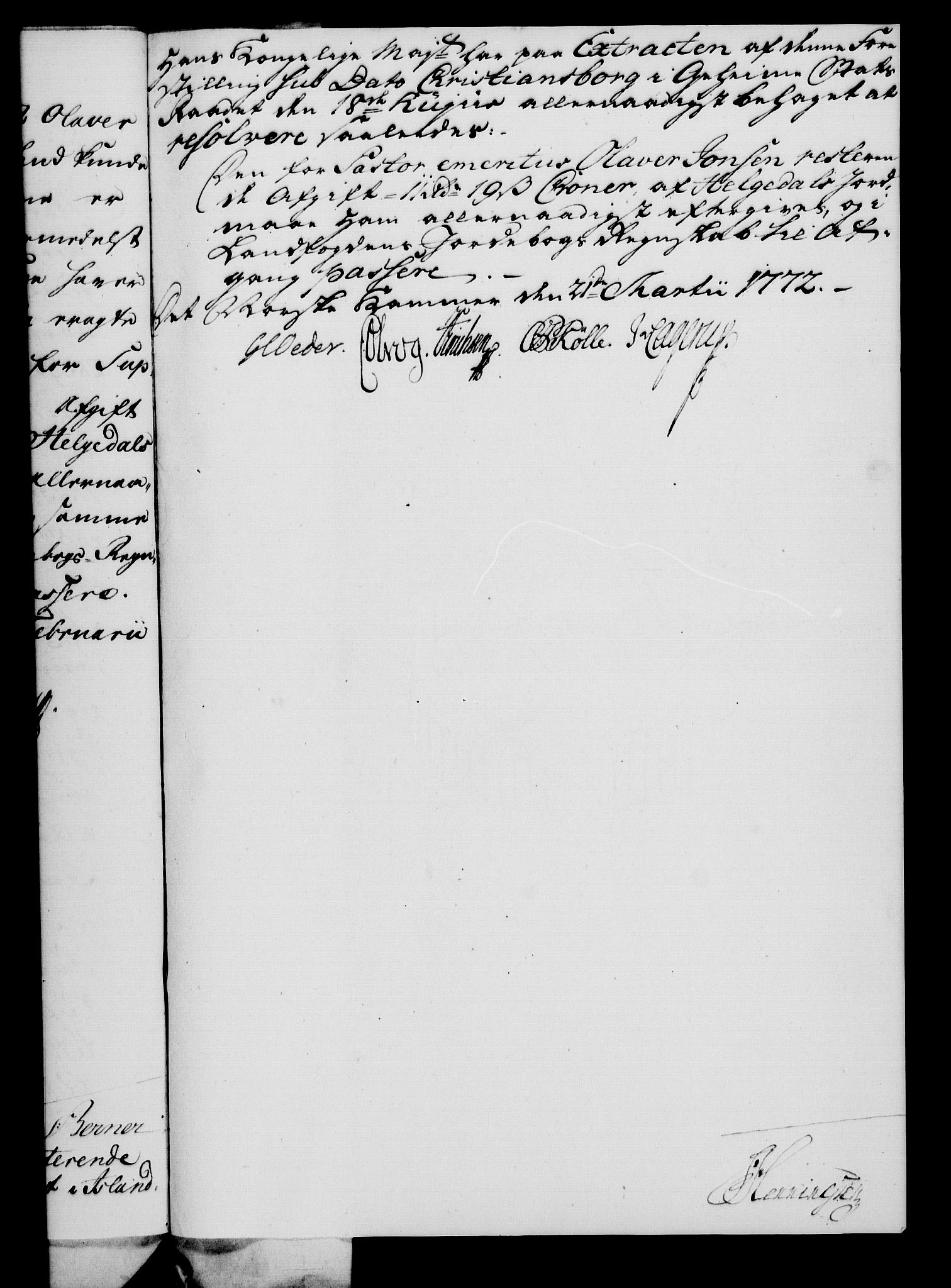Rentekammeret, Kammerkanselliet, RA/EA-3111/G/Gf/Gfa/L0054: Norsk relasjons- og resolusjonsprotokoll (merket RK 52.54), 1771-1772, p. 295