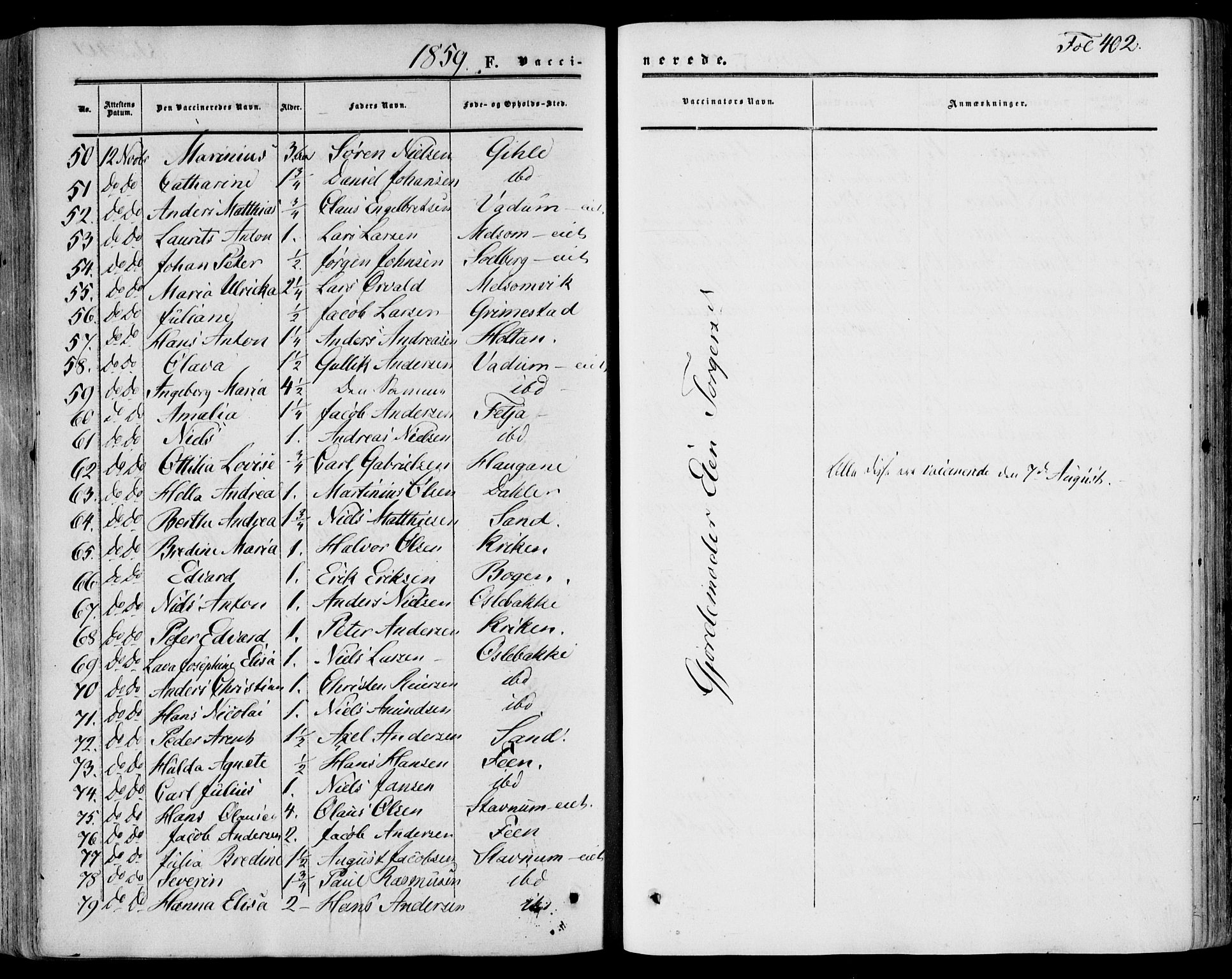 Stokke kirkebøker, SAKO/A-320/F/Fa/L0008: Parish register (official) no. I 8, 1858-1871, p. 402