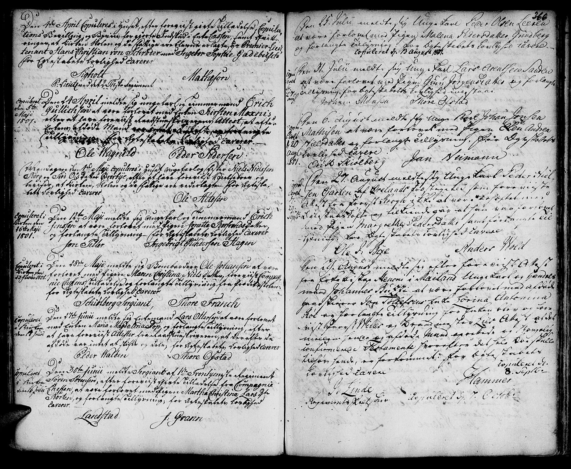 Ministerialprotokoller, klokkerbøker og fødselsregistre - Sør-Trøndelag, SAT/A-1456/601/L0038: Parish register (official) no. 601A06, 1766-1877, p. 366