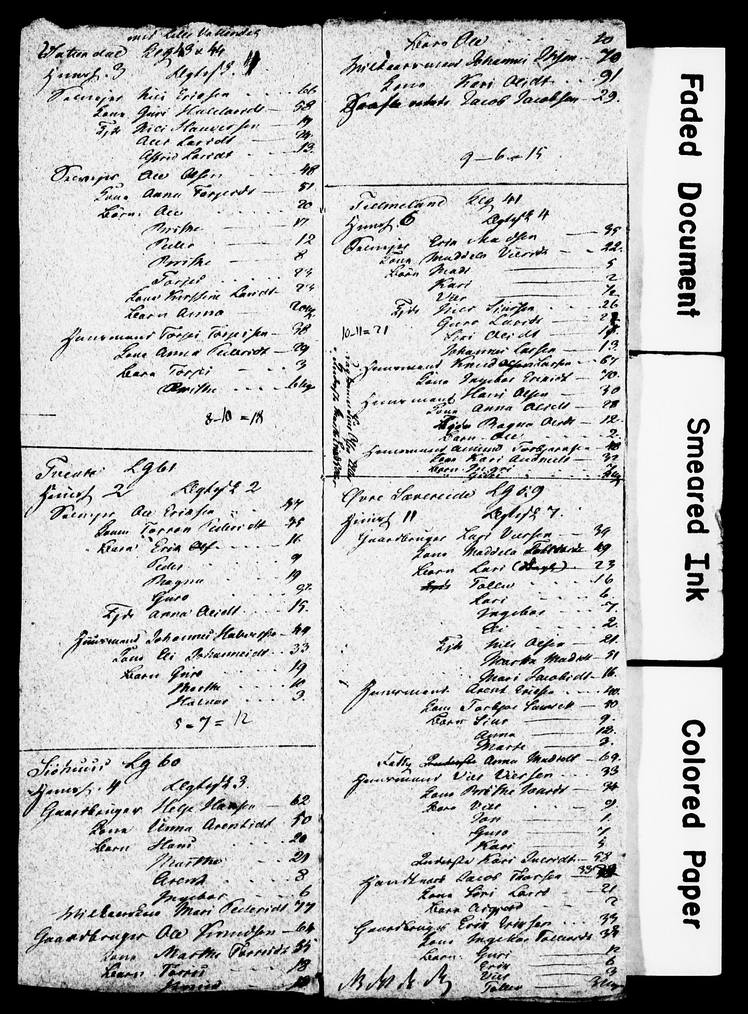 , Census 1825 for Skånevik, 1825, p. 3