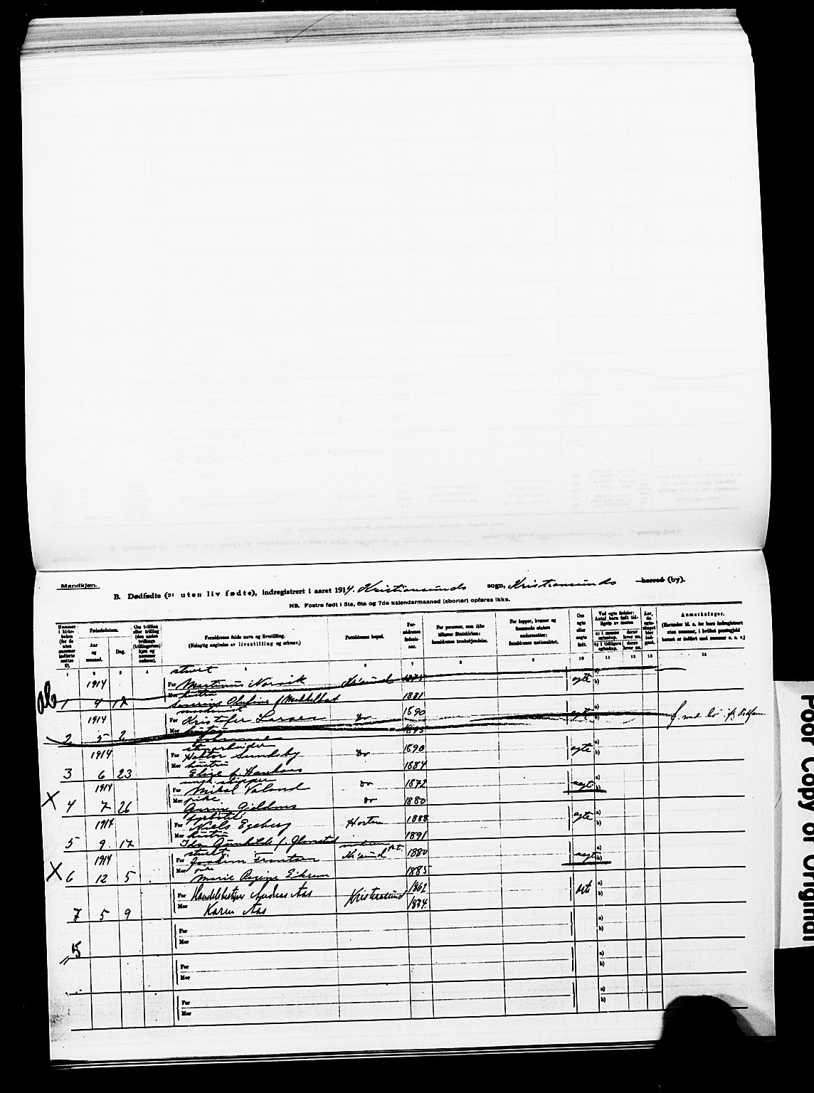 Ministerialprotokoller, klokkerbøker og fødselsregistre - Møre og Romsdal, AV/SAT-A-1454/572/L0861: Parish register (official) no. 572D05, 1913-1920