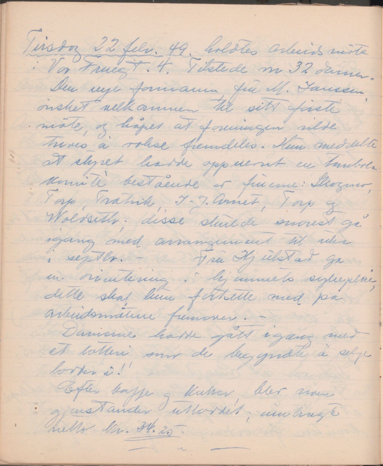 Trondheim Røde Kors, TRKO/PA-1204/A/Ab/L0004: Dagbok for Strinda Røde Kors, 1926-1952, p. 433