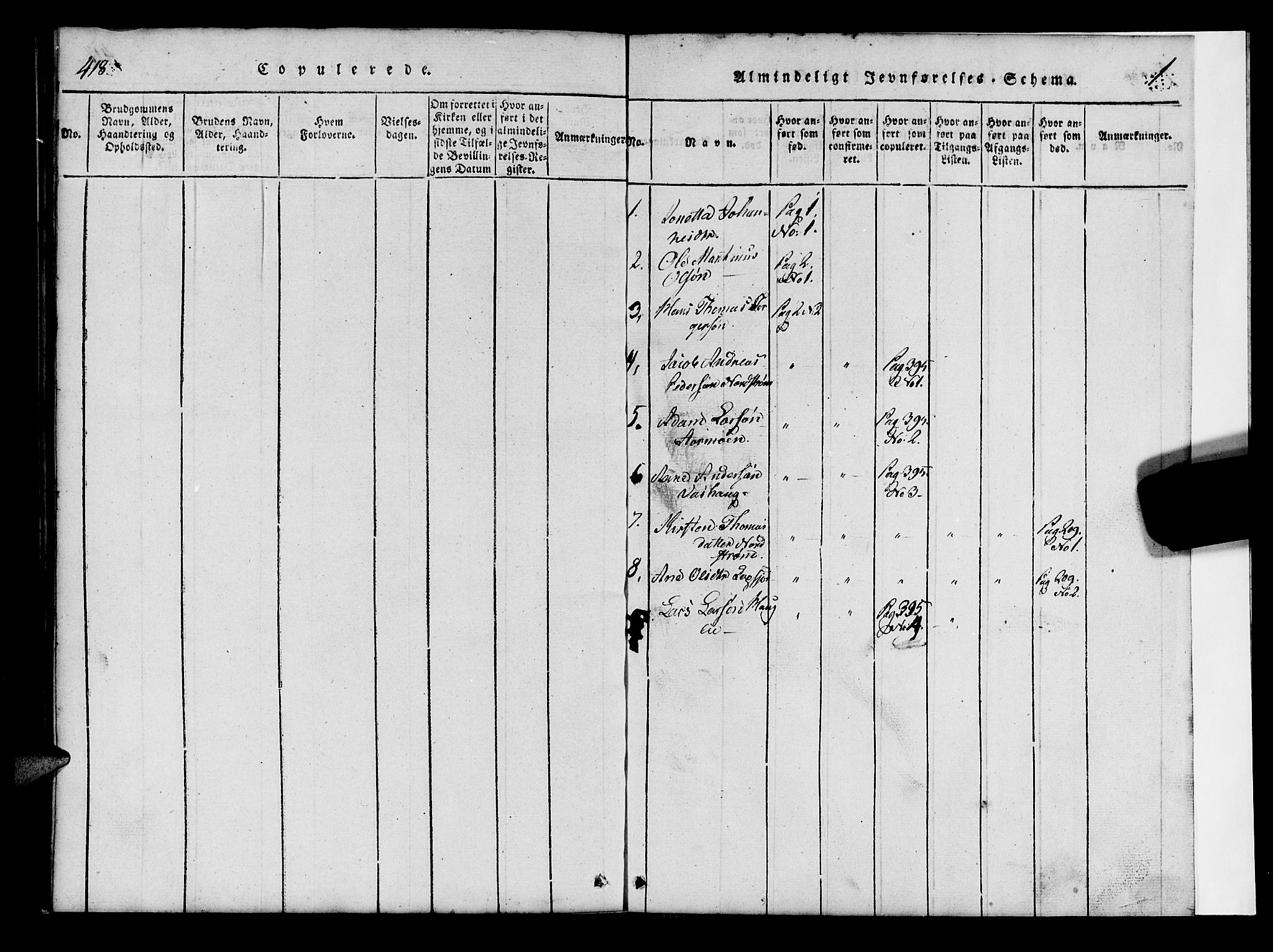 Tranøy sokneprestkontor, SATØ/S-1313/I/Ia/Iab/L0009klokker: Parish register (copy) no. 9, 1829-1834, p. 1
