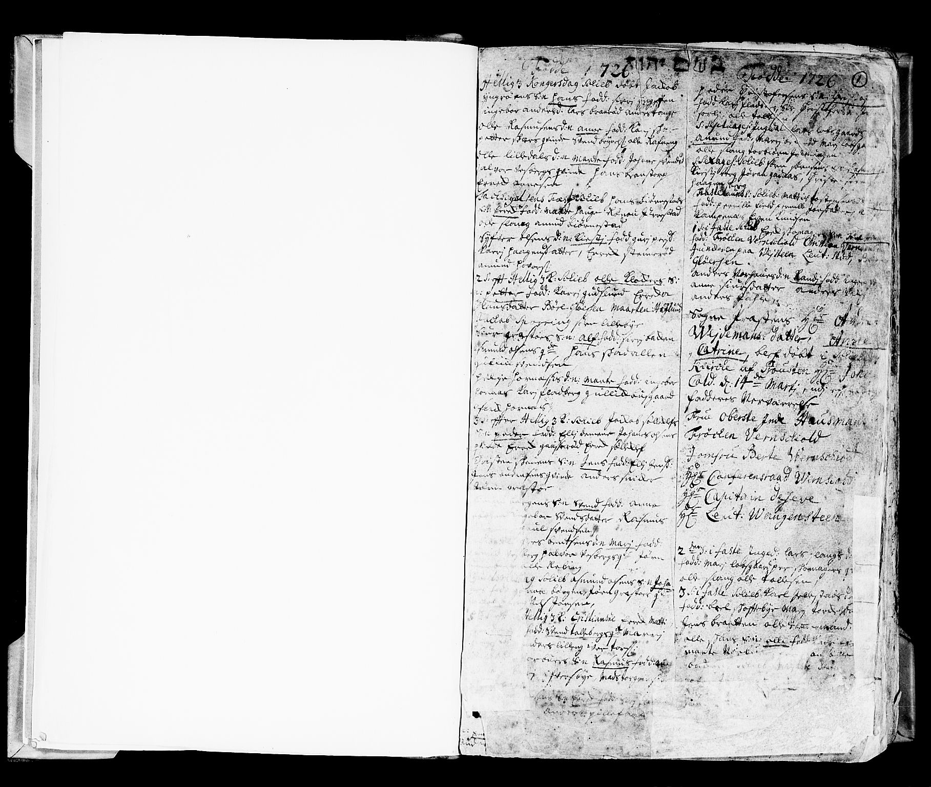 Skjeberg prestekontor Kirkebøker, SAO/A-10923/F/Fa/L0002: Parish register (official) no. I 2, 1726-1791, p. 1