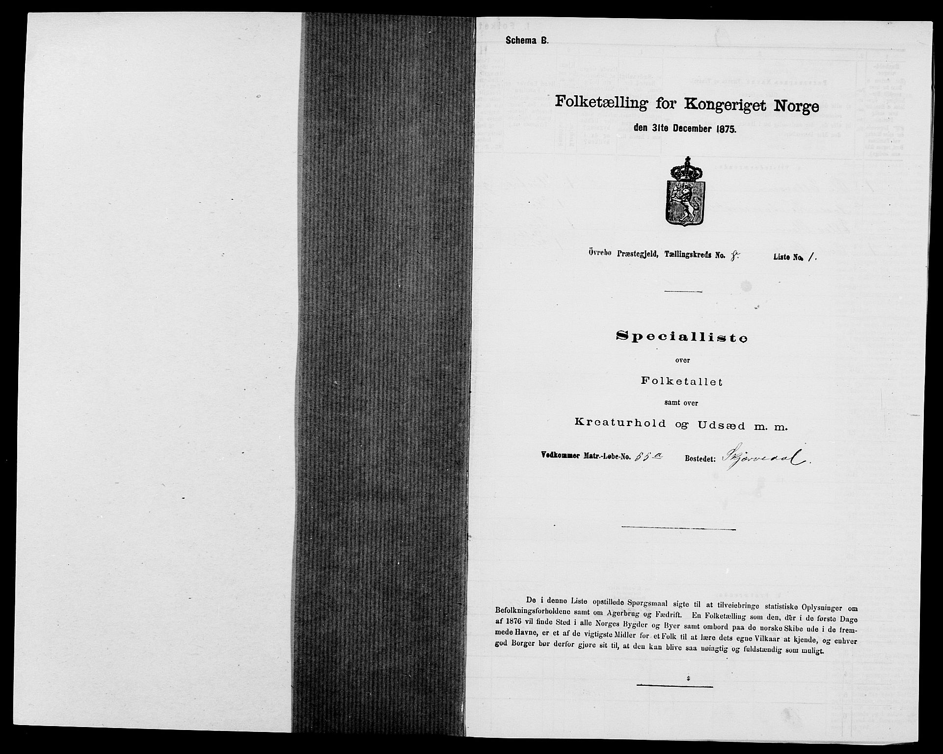 SAK, 1875 census for 1016P Øvrebø, 1875, p. 1002