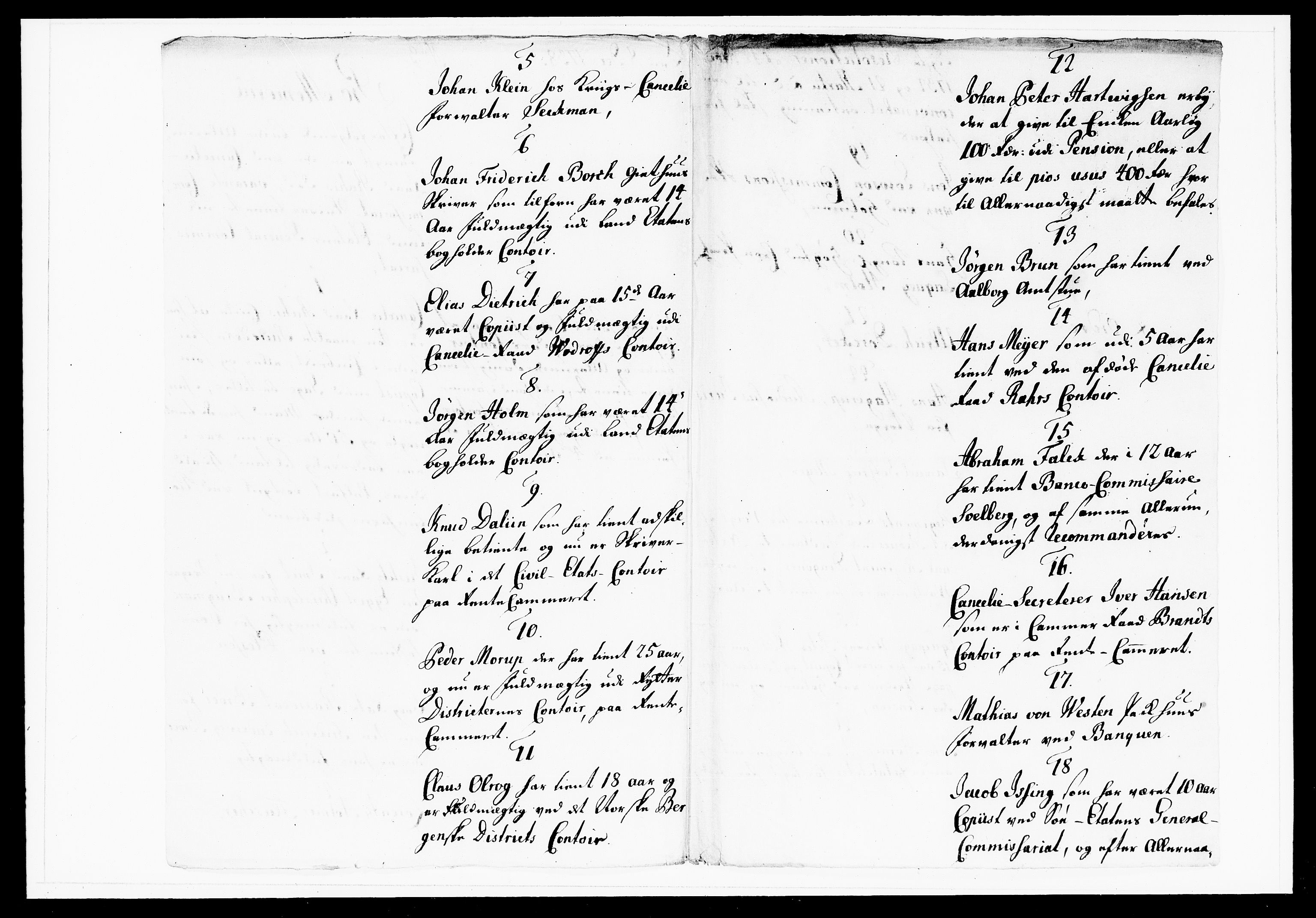 Krigskollegiet, Krigskancelliet, DRA/A-0006/-/1143-1150: Refererede sager, 1738, p. 547