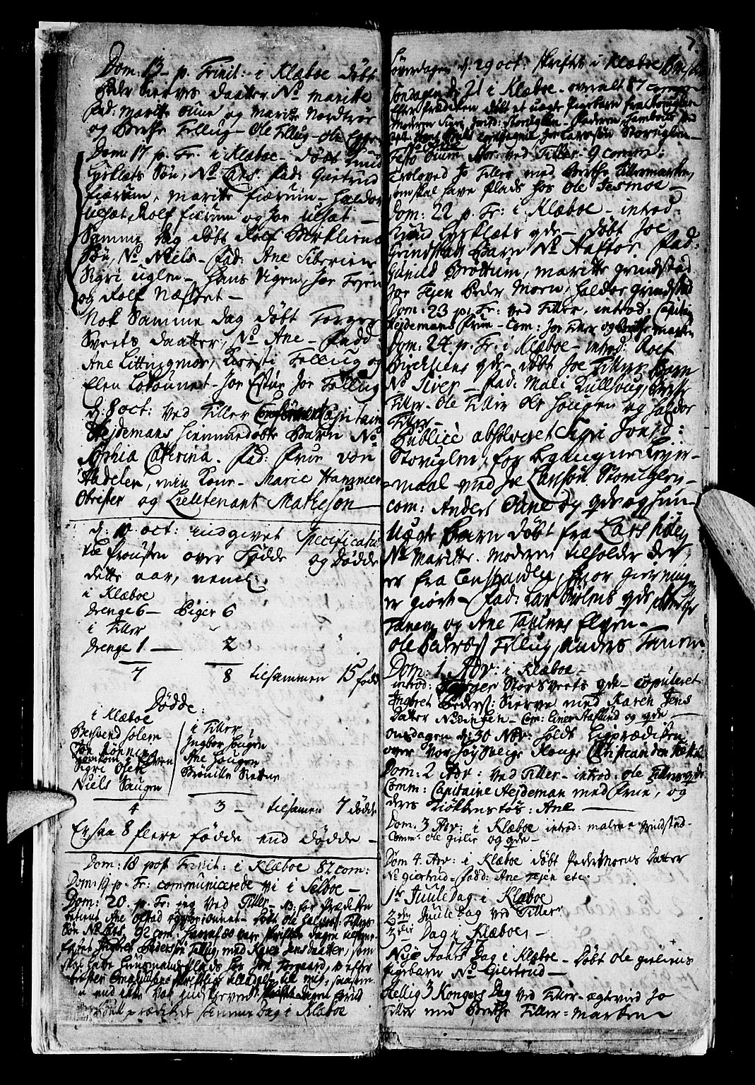 Ministerialprotokoller, klokkerbøker og fødselsregistre - Sør-Trøndelag, SAT/A-1456/618/L0436: Parish register (official) no. 618A01, 1741-1749, p. 7