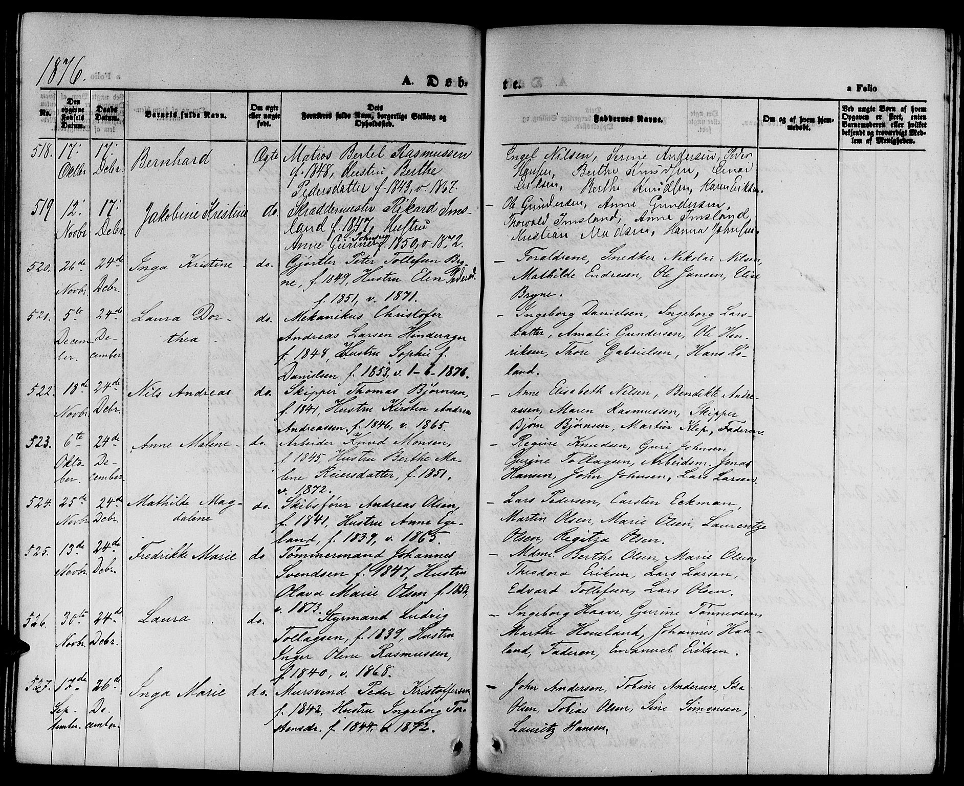 St. Petri sokneprestkontor, AV/SAST-A-101813/001/30/30BB/L0001: Parish register (copy) no. B 1, 1865-1878