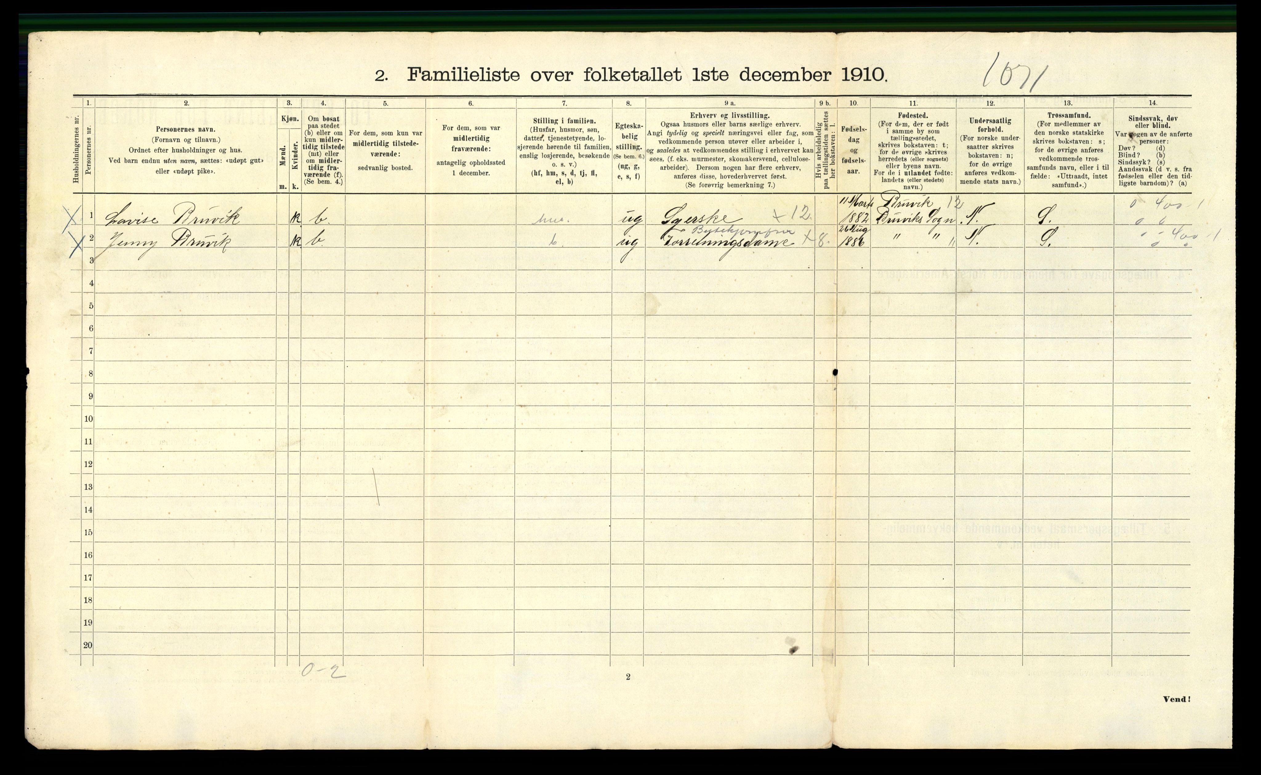 RA, 1910 census for Bergen, 1910, p. 30512