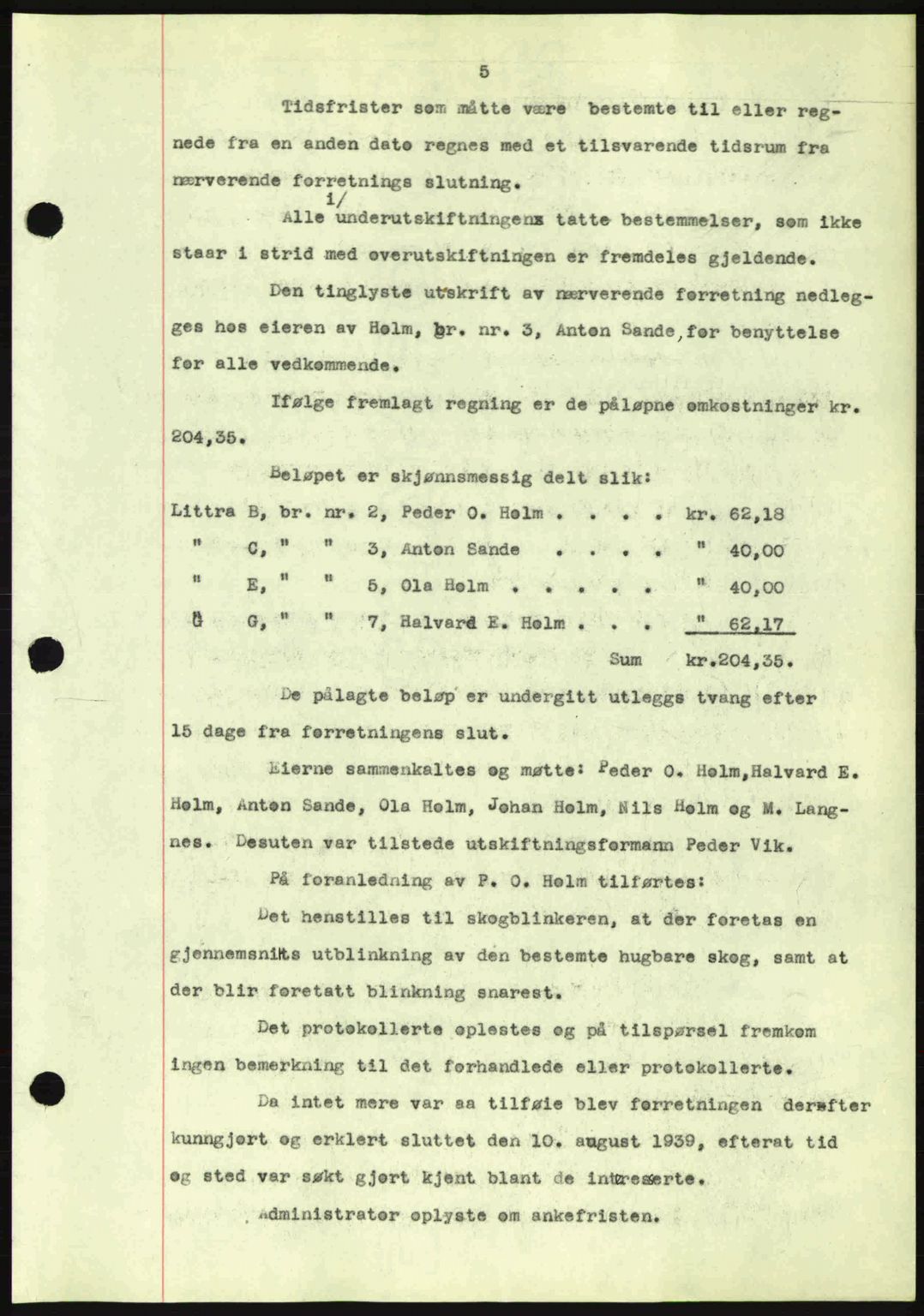 Romsdal sorenskriveri, AV/SAT-A-4149/1/2/2C: Mortgage book no. A8, 1939-1940, Diary no: : 103/1940