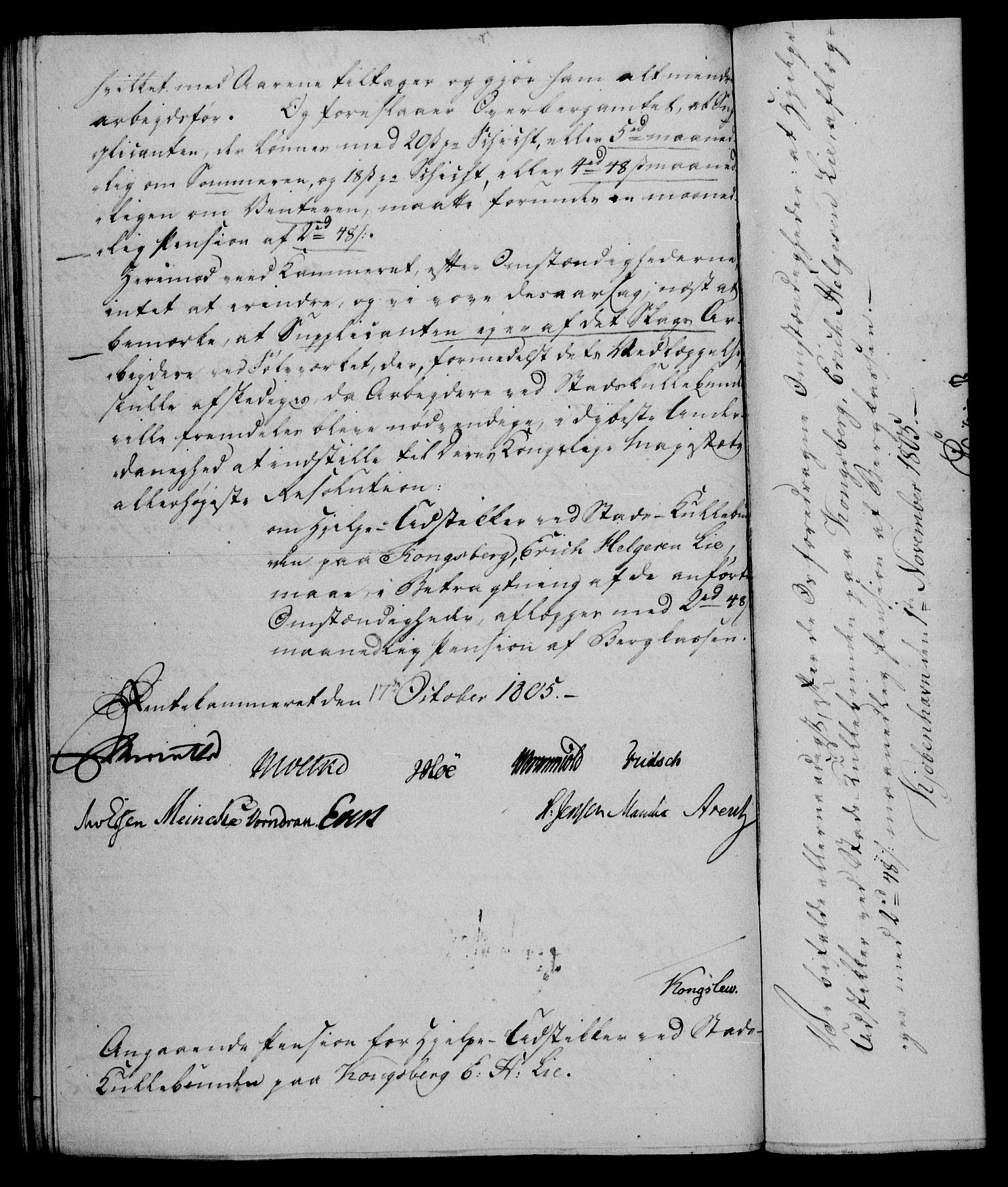 Rentekammeret, Renteskriverkontorene, AV/RA-EA-3115/M/Mf/Mfb/L0007: Relasjons- og resolusjonsprotokoll med register (merket RK 54.13), 1805-1806