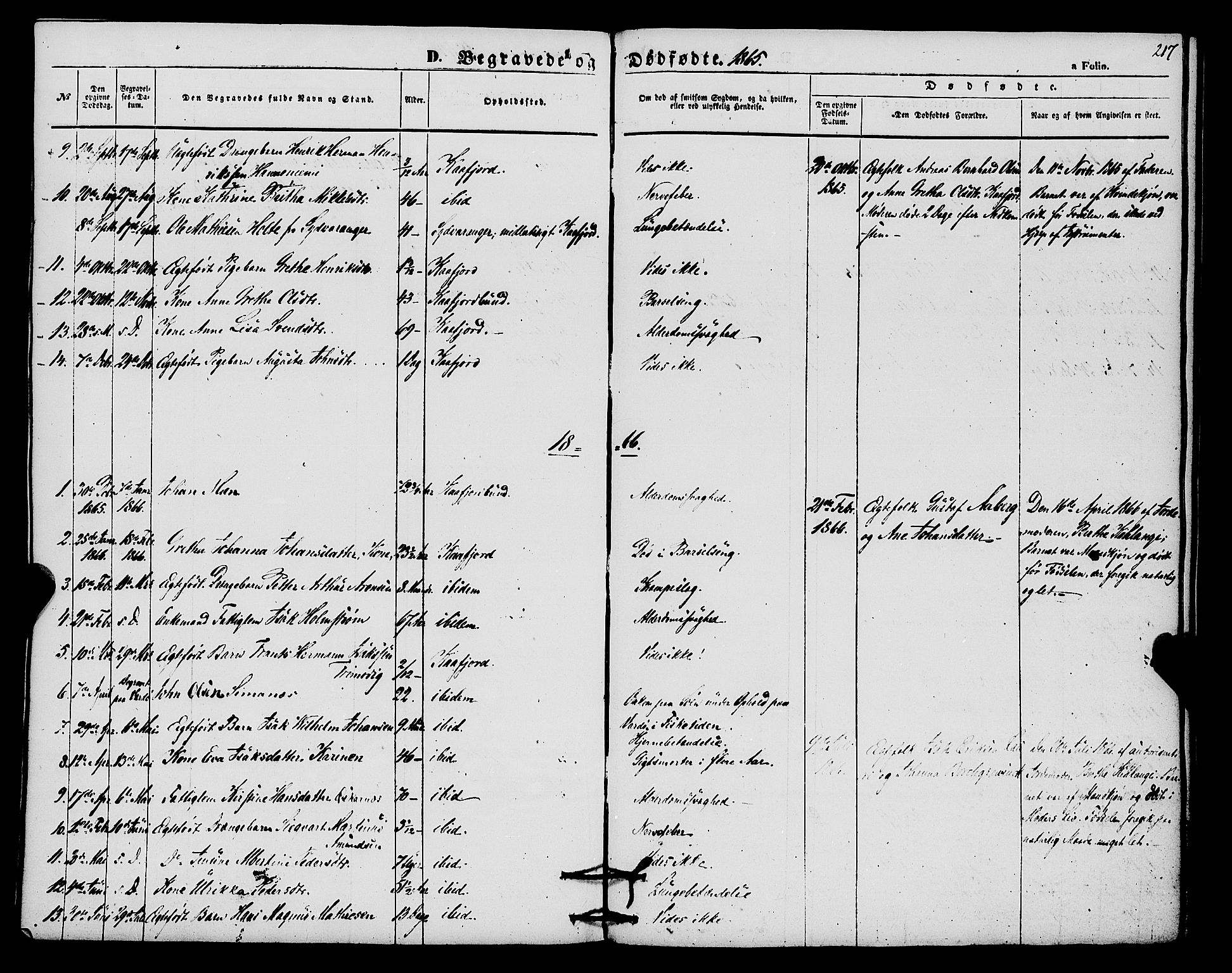 Alta sokneprestkontor, SATØ/S-1338/H/Ha/L0004.kirke: Parish register (official) no. 4, 1858-1880, p. 217