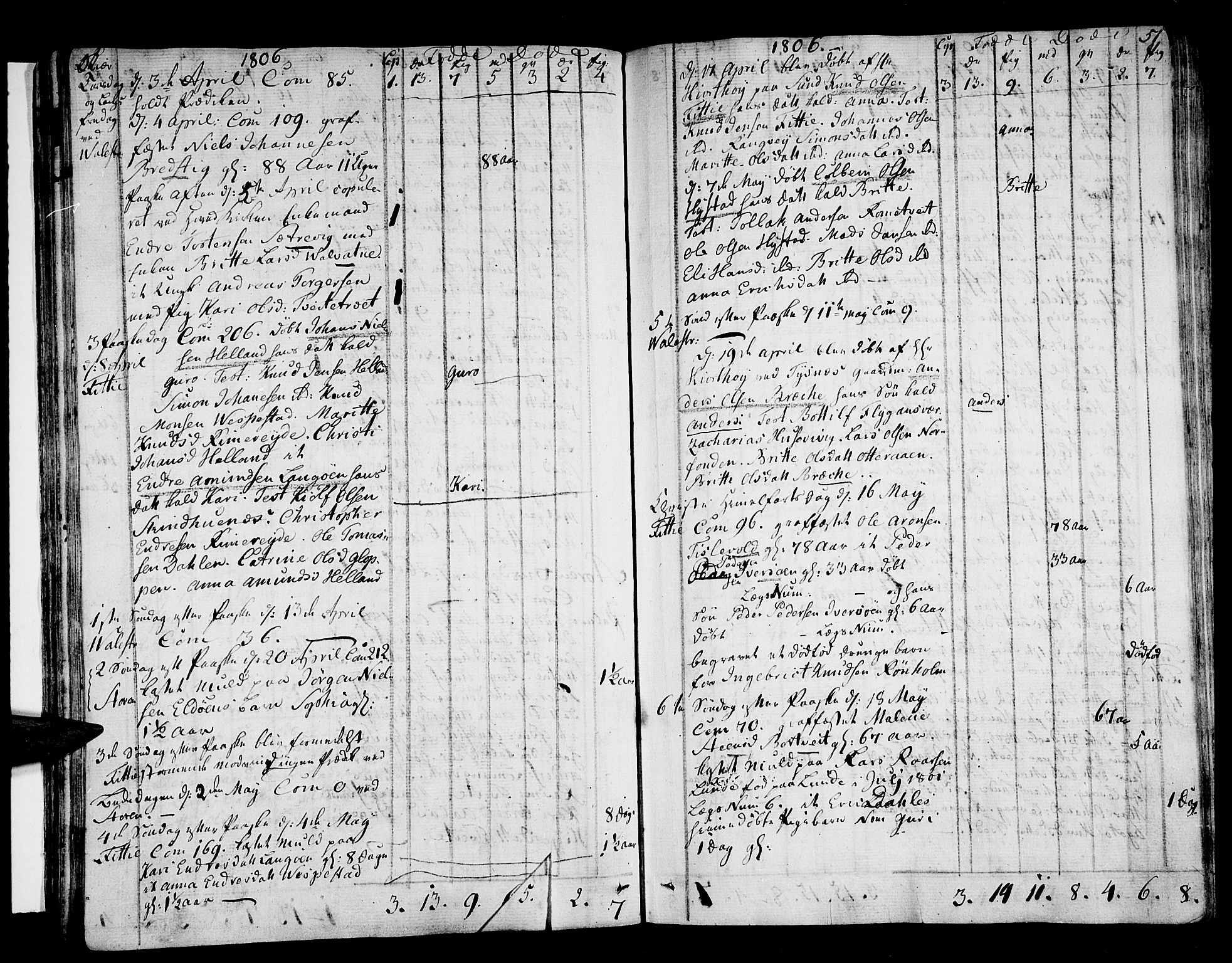 Stord sokneprestembete, AV/SAB-A-78201/H/Haa: Parish register (official) no. A 4, 1800-1815, p. 51