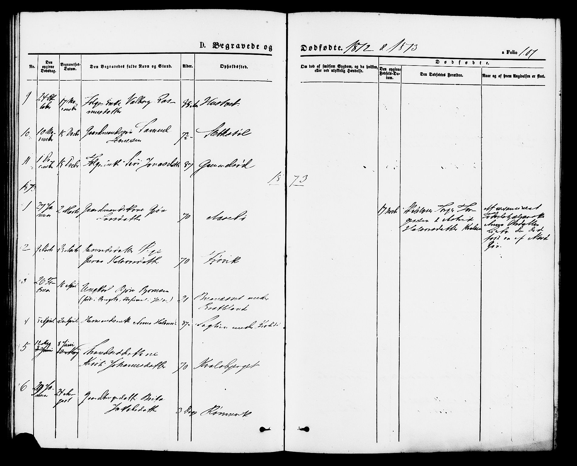 Vikedal sokneprestkontor, AV/SAST-A-101840/01/IV: Parish register (official) no. A 9, 1868-1885, p. 107