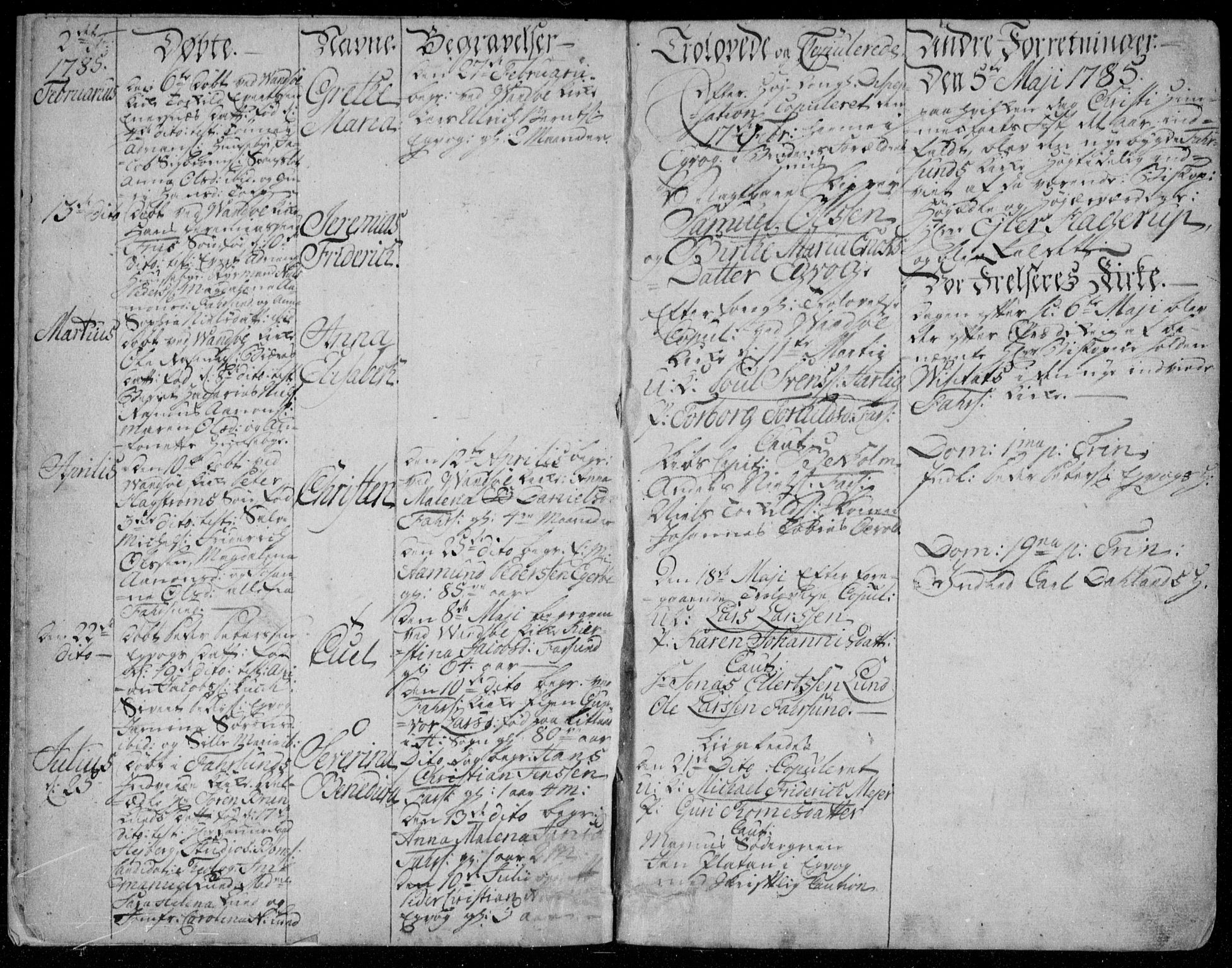 Farsund sokneprestkontor, SAK/1111-0009/F/Fa/L0001: Parish register (official) no. A 1, 1784-1815, p. 3