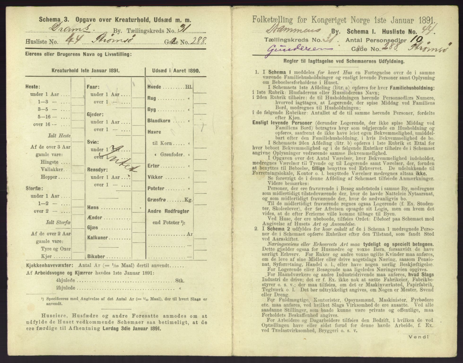 RA, 1891 census for 0602 Drammen, 1891, p. 2745