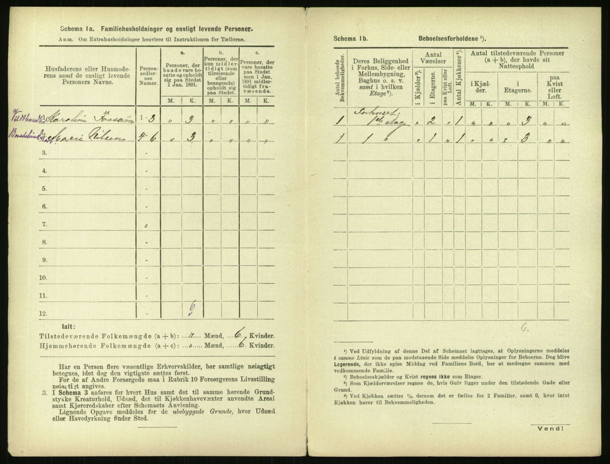 RA, 1891 census for 0301 Kristiania, 1891, p. 99603