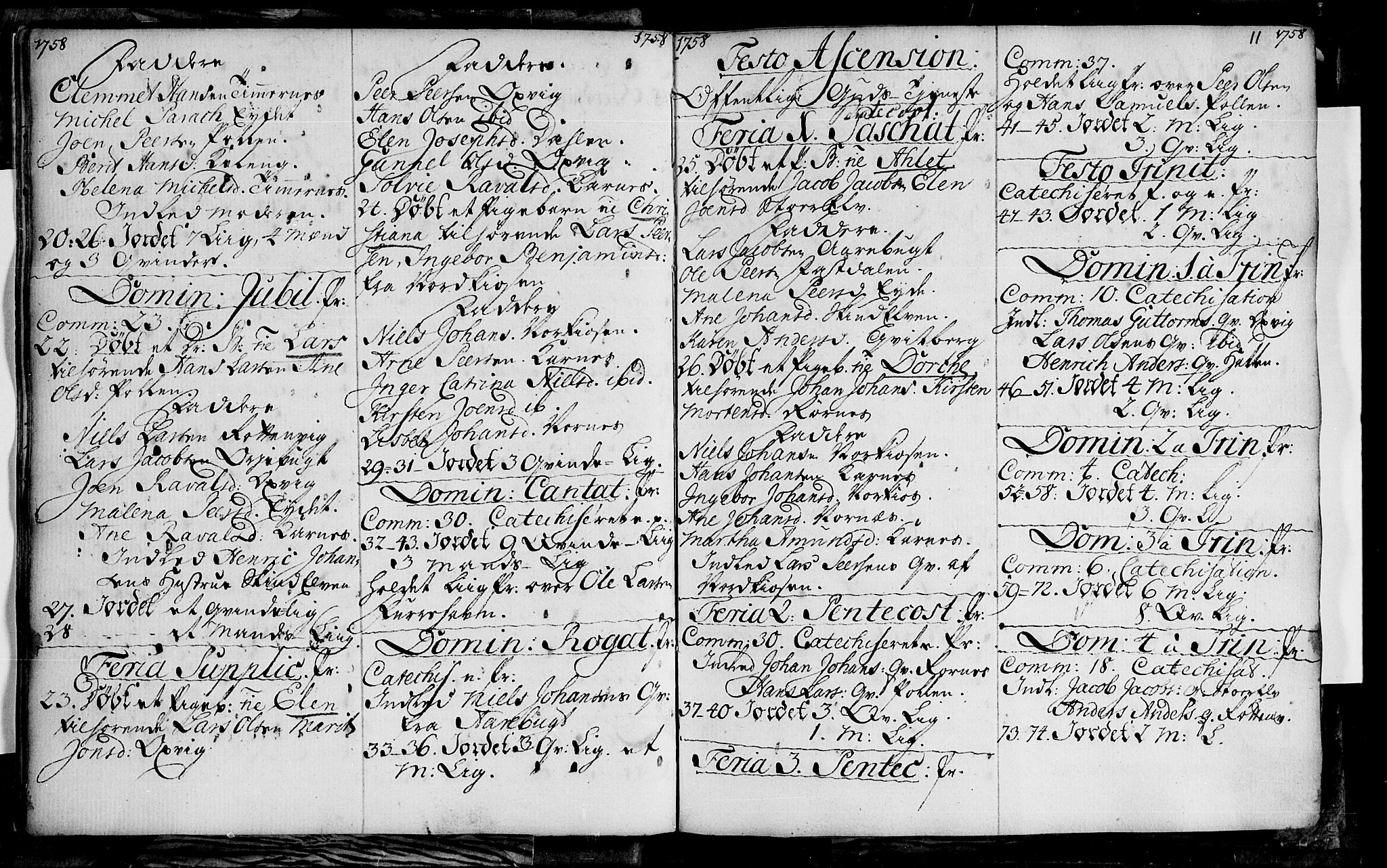 Lyngen sokneprestembete, SATØ/S-1289/H/He/Hea/L0001kirke: Parish register (official) no. 1, 1756-1785, p. 11