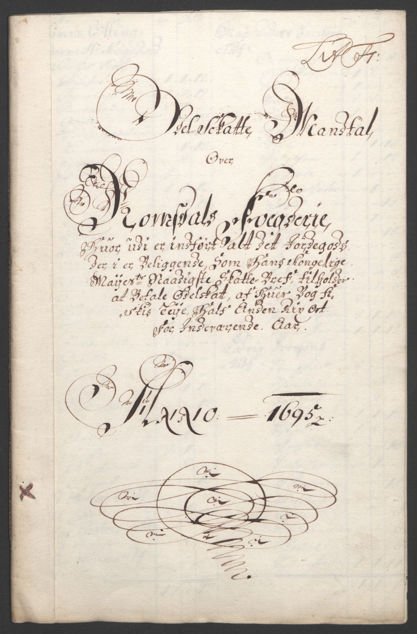 Rentekammeret inntil 1814, Reviderte regnskaper, Fogderegnskap, RA/EA-4092/R55/L3652: Fogderegnskap Romsdal, 1695-1696, p. 76