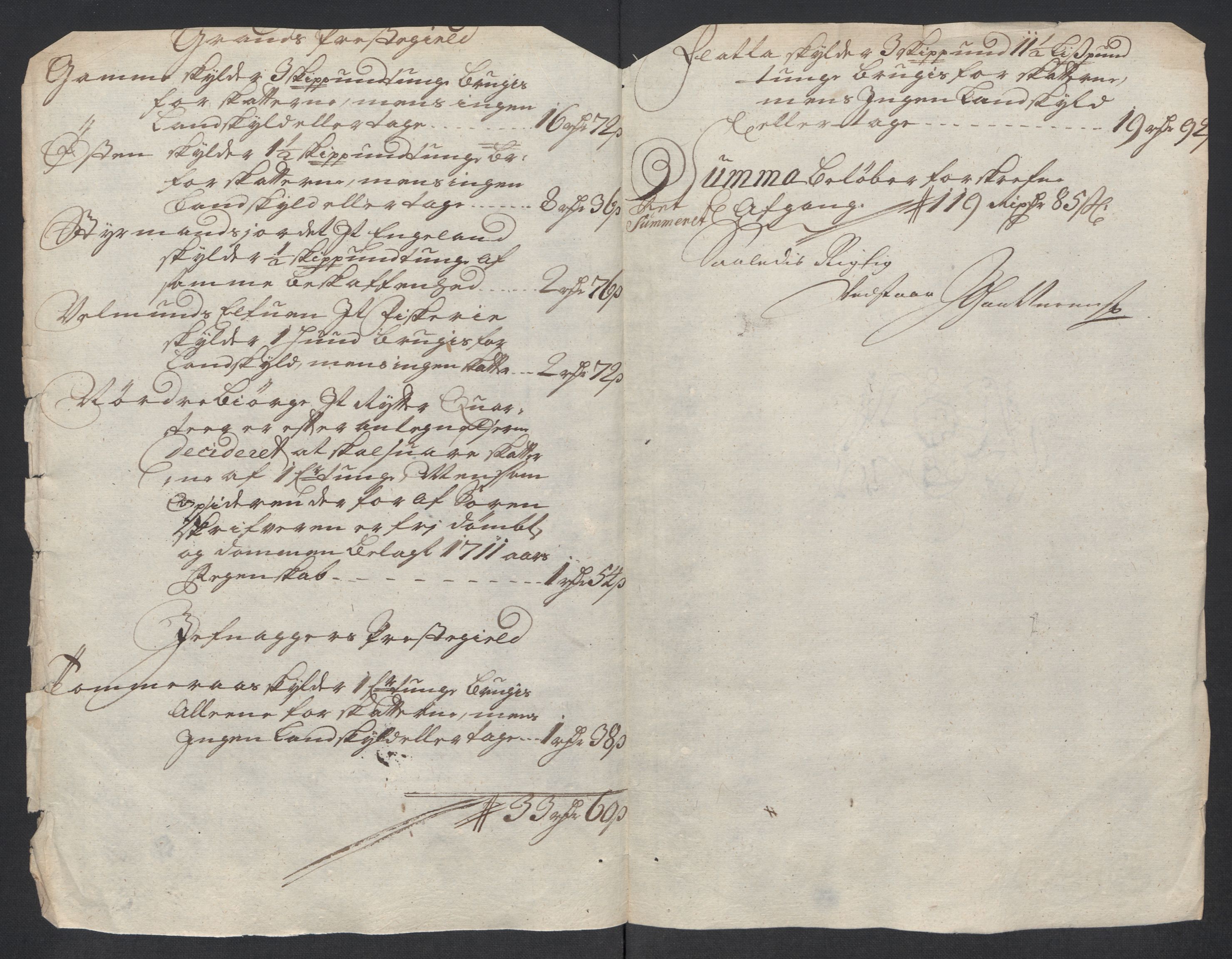 Rentekammeret inntil 1814, Reviderte regnskaper, Fogderegnskap, RA/EA-4092/R18/L1309: Fogderegnskap Hadeland, Toten og Valdres, 1712, p. 410
