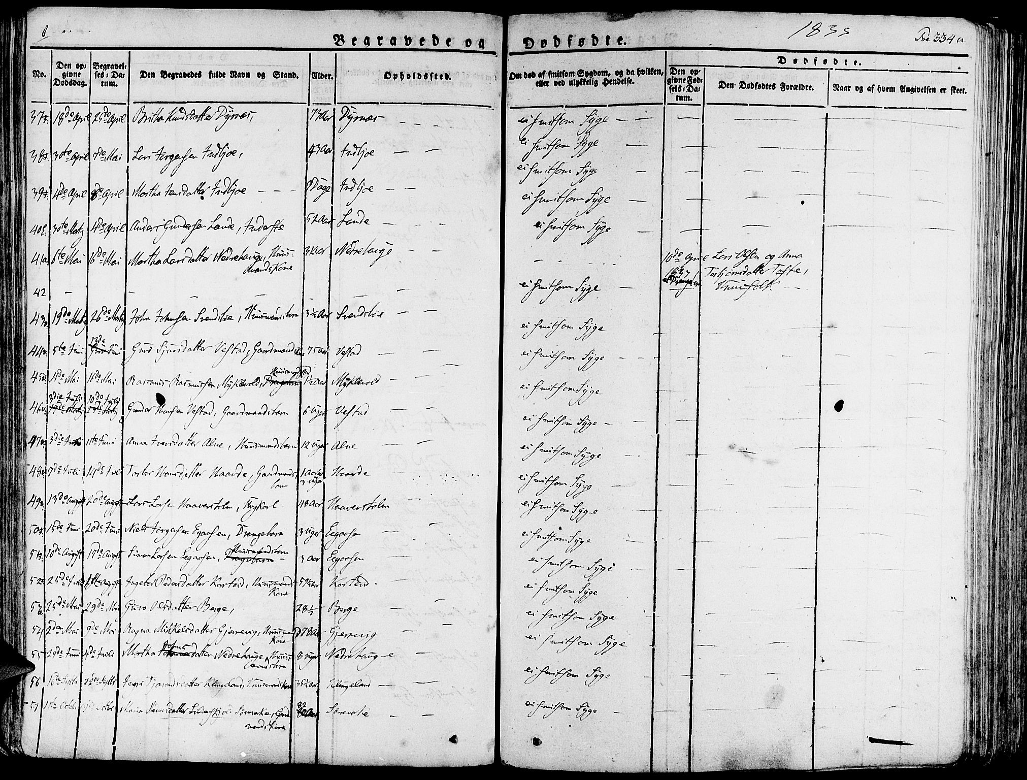 Fjelberg sokneprestembete, AV/SAB-A-75201/H/Haa: Parish register (official) no. A 5, 1822-1834, p. 334