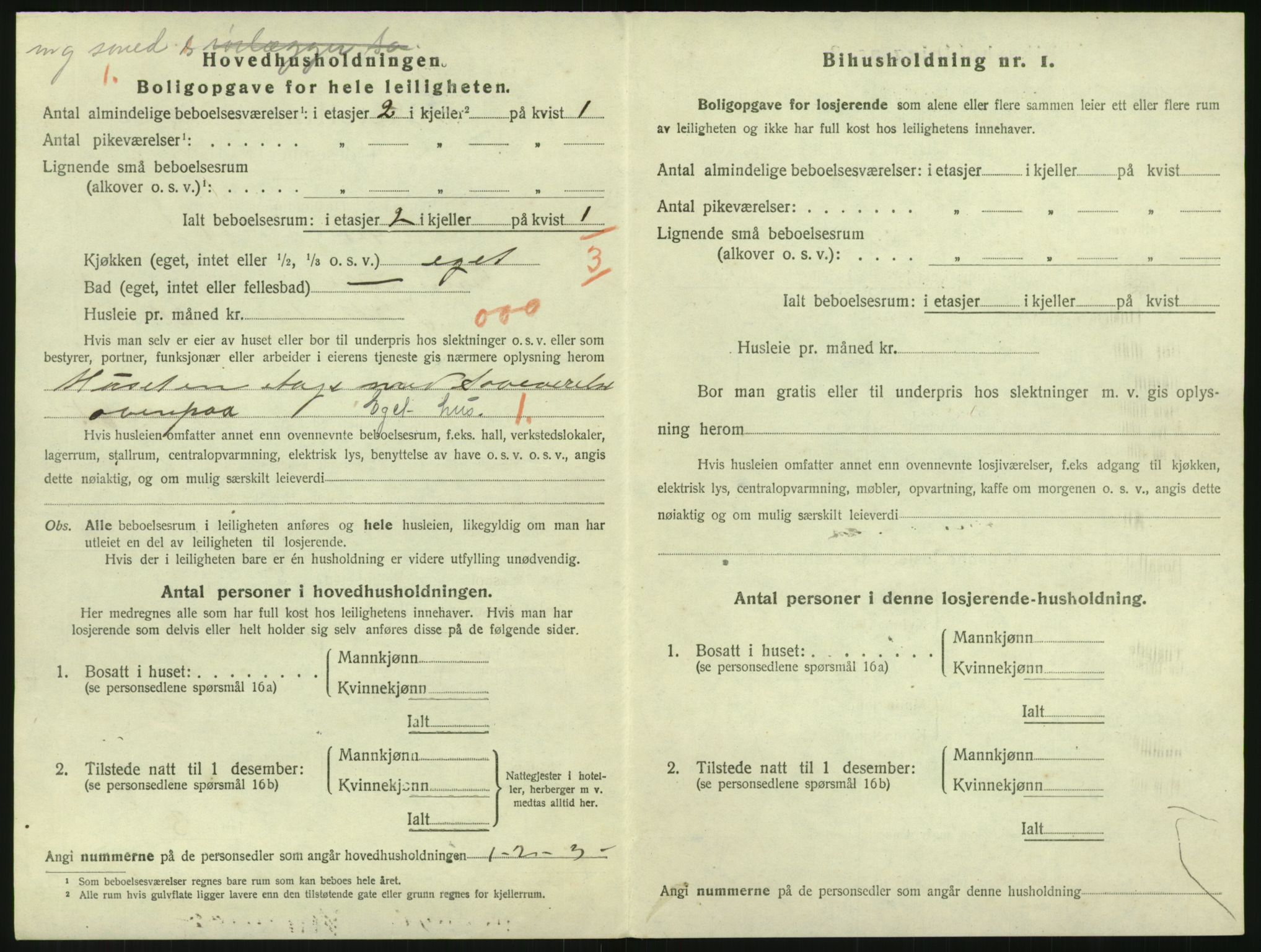 SAK, 1920 census for Grimstad, 1920, p. 1416