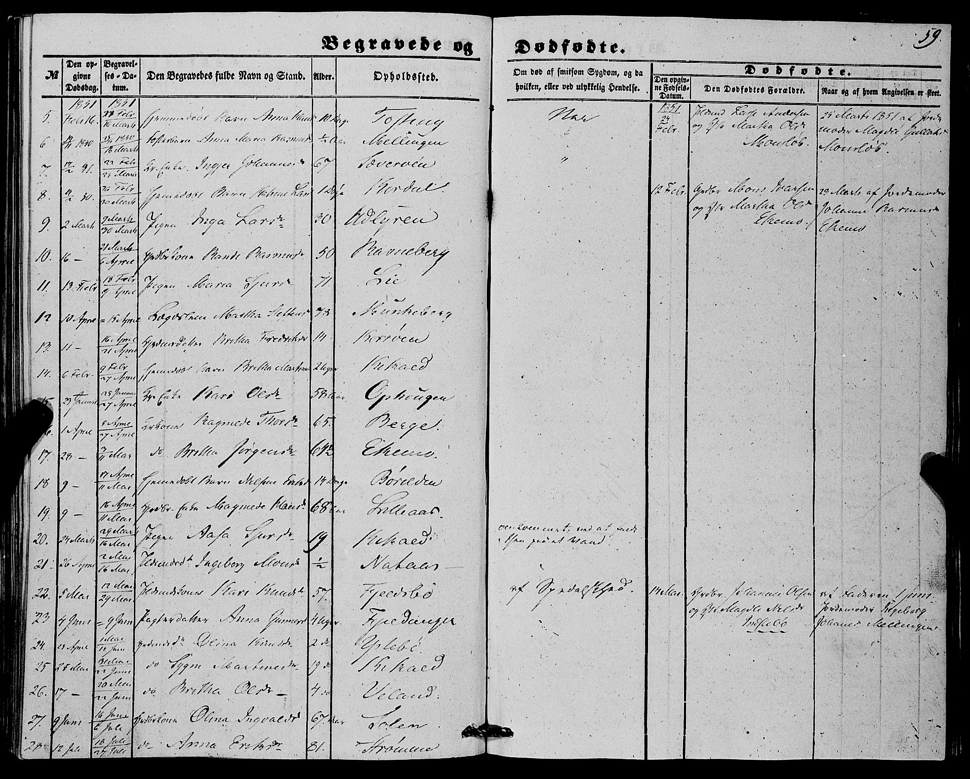 Lindås Sokneprestembete, AV/SAB-A-76701/H/Haa/Haaa/L0015: Parish register (official) no. A 15, 1848-1862, p. 59