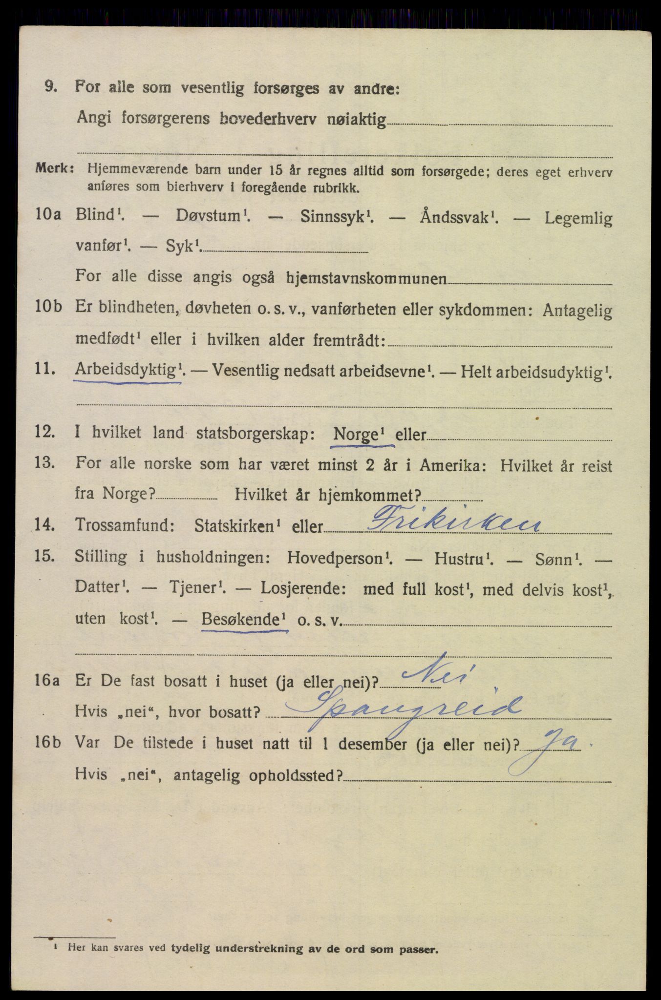 SAK, 1920 census for Øvrebø, 1920, p. 1931