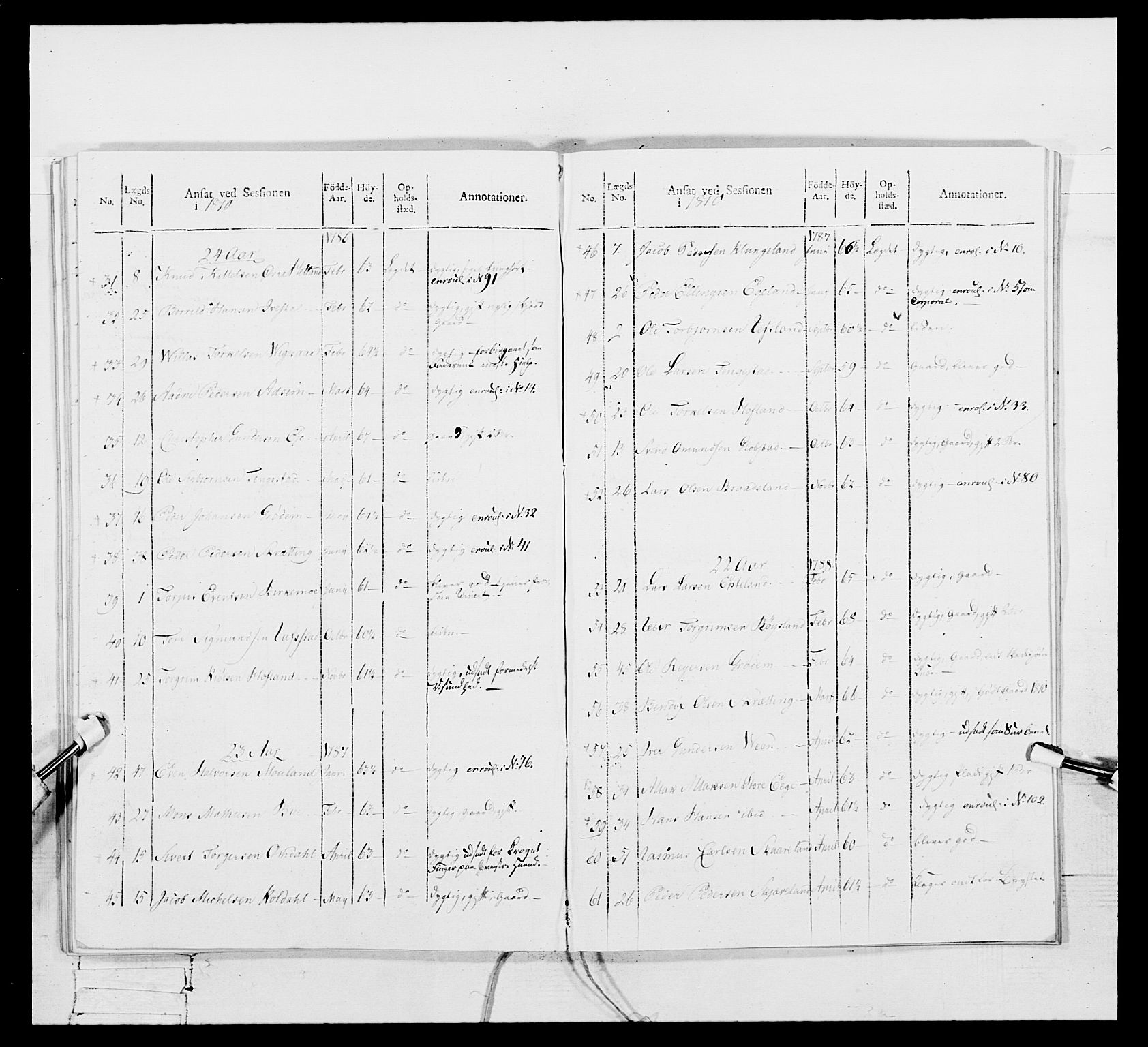 Generalitets- og kommissariatskollegiet, Det kongelige norske kommissariatskollegium, AV/RA-EA-5420/E/Eh/L0111: Vesterlenske nasjonale infanteriregiment, 1810, p. 529