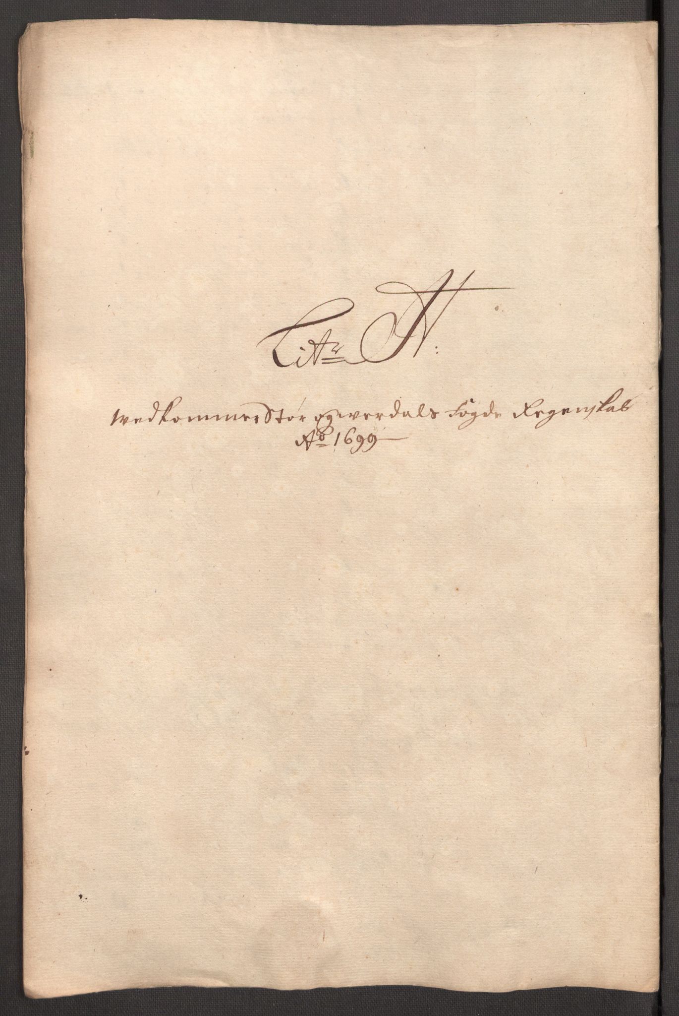 Rentekammeret inntil 1814, Reviderte regnskaper, Fogderegnskap, RA/EA-4092/R62/L4191: Fogderegnskap Stjørdal og Verdal, 1699, p. 173