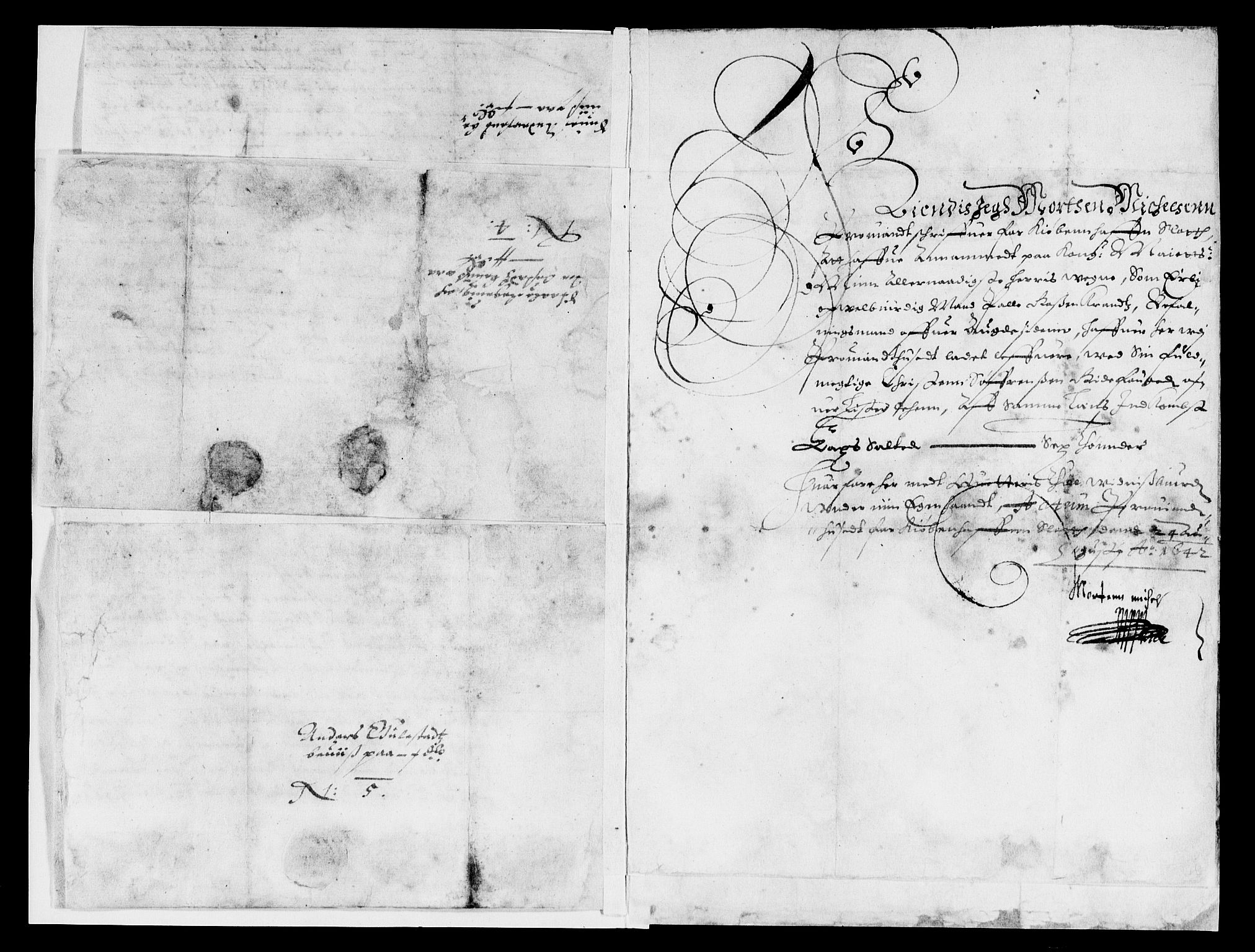 Rentekammeret inntil 1814, Reviderte regnskaper, Lensregnskaper, AV/RA-EA-5023/R/Rb/Rbr/L0013: Lista len, 1640-1642